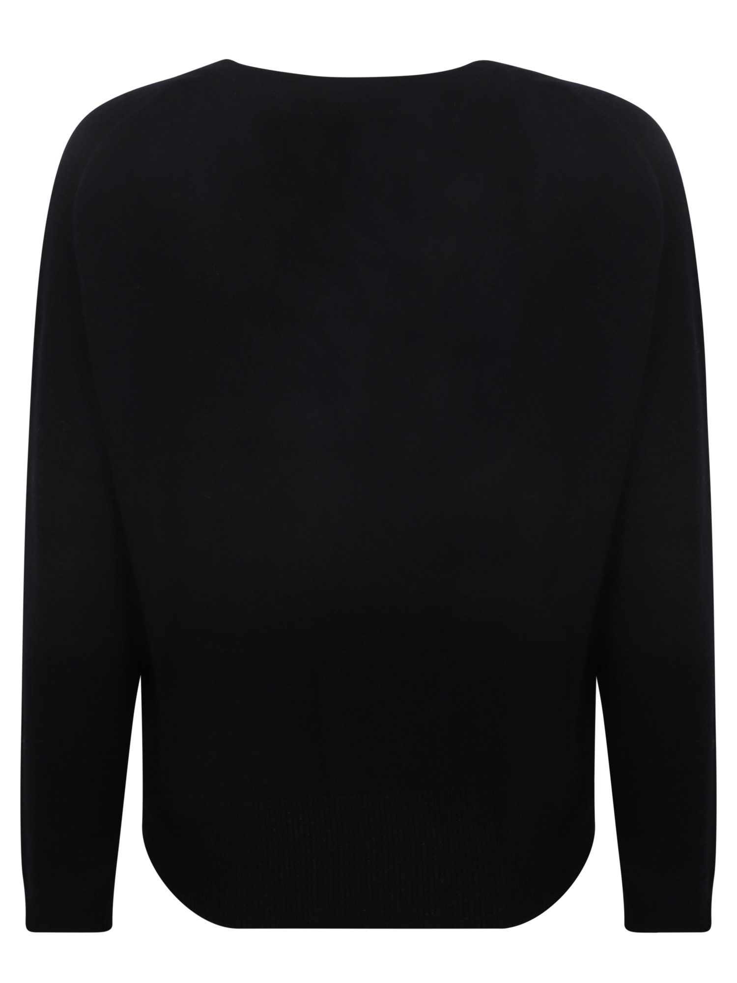 Shop Jardin Des Orangers Black Cashmere Sweater