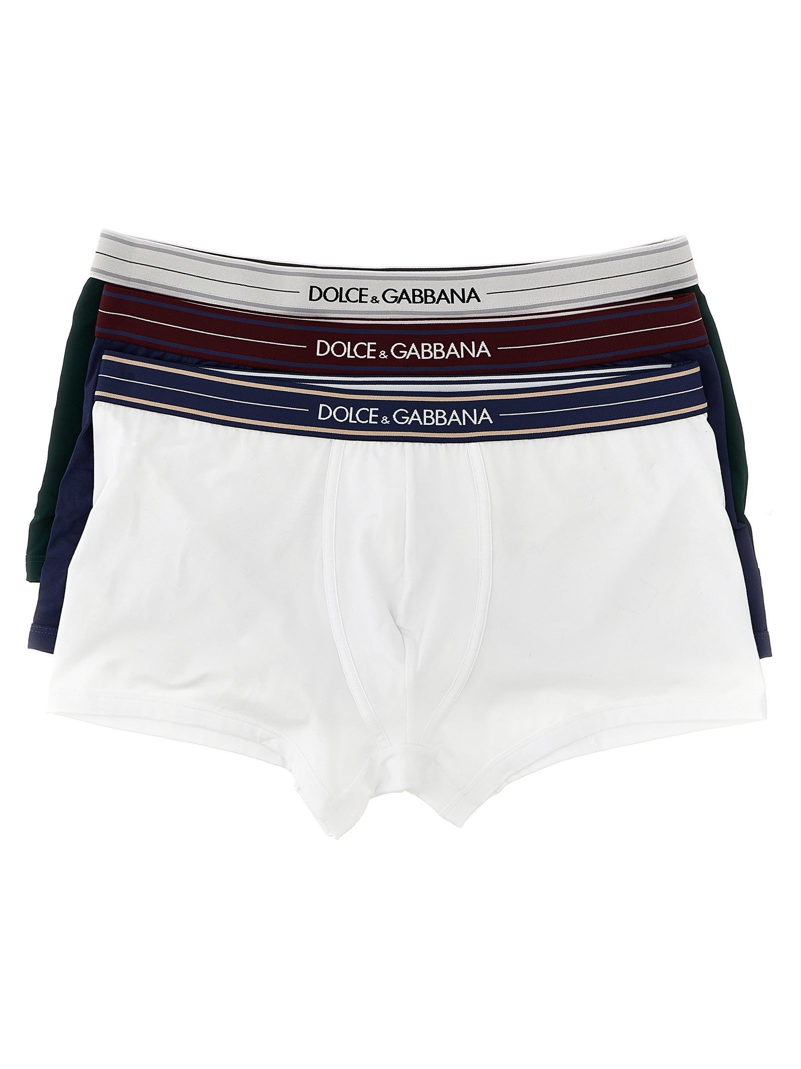 Dolce & Gabbana Regular 3-pack Boxers In White