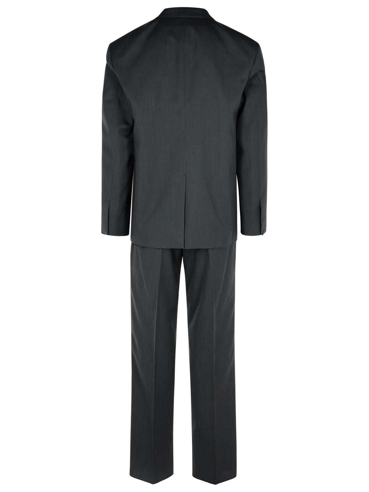 Shop Jil Sander Grey Wool Suit