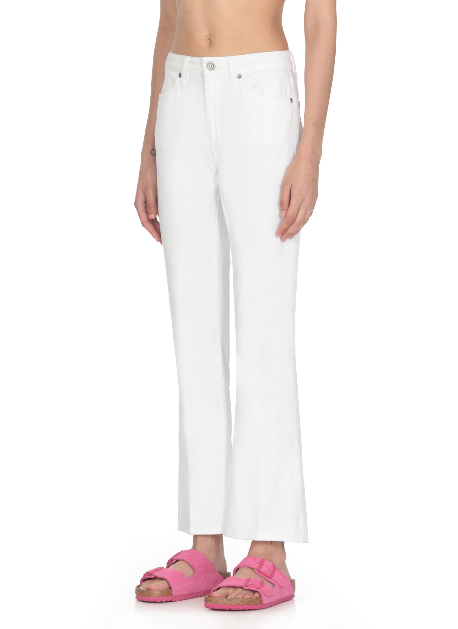 Shop Dondup Mandy Jeans In White