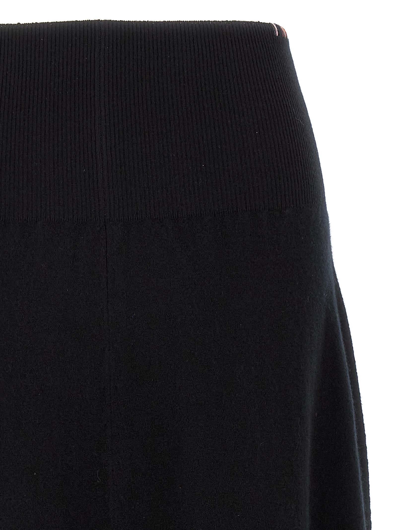 Extreme Cashmere 'n°388 Ease' Skirt In Black