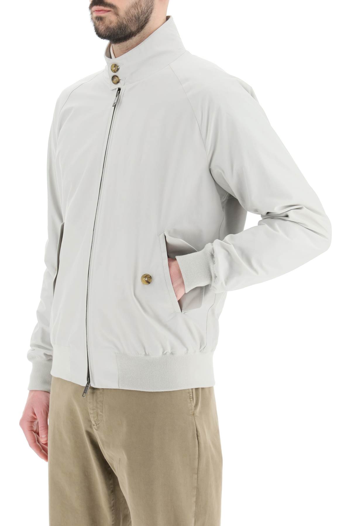 Shop Baracuta G9 Harrington Jacket In White