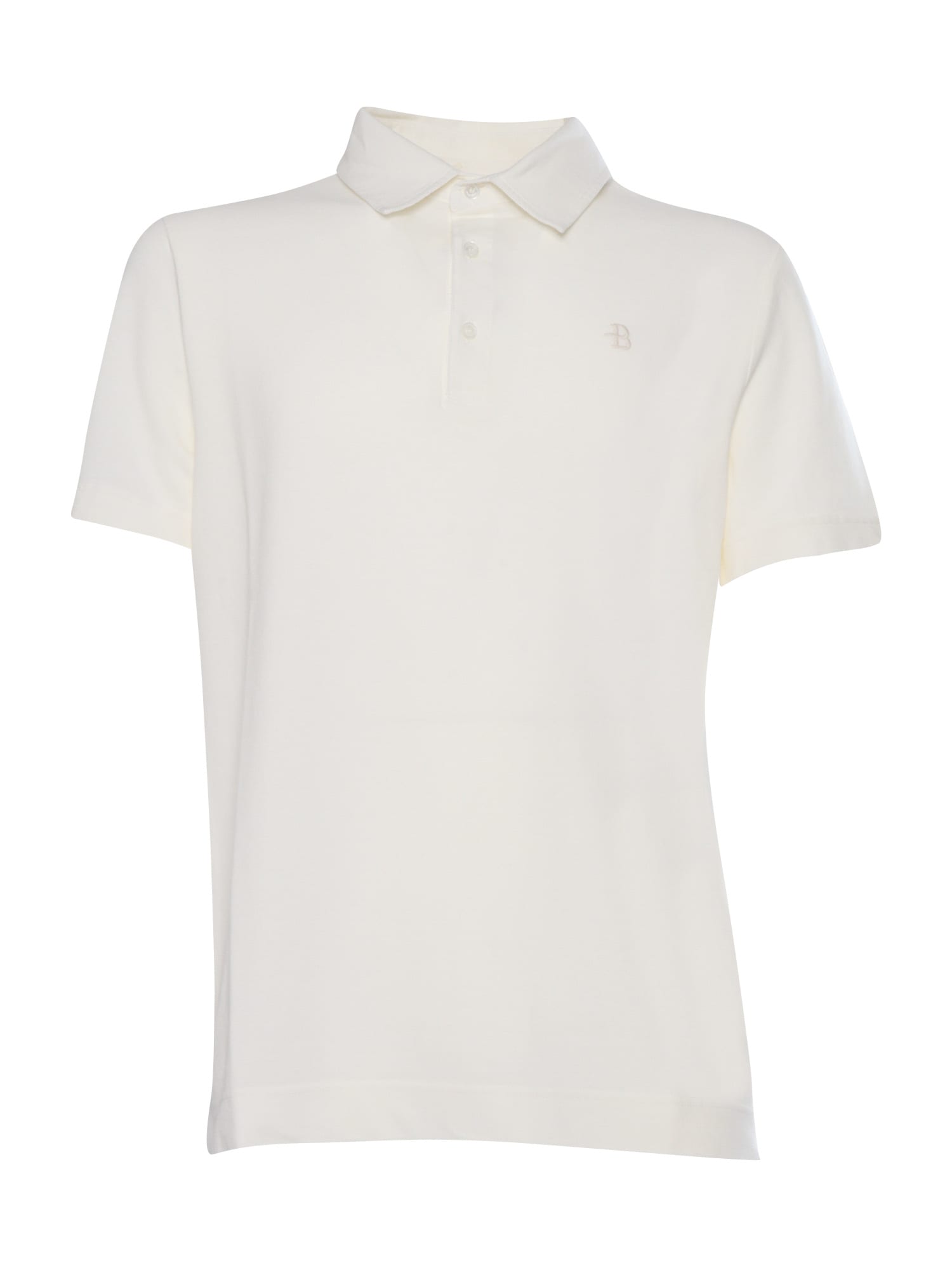 White Polo With Logo