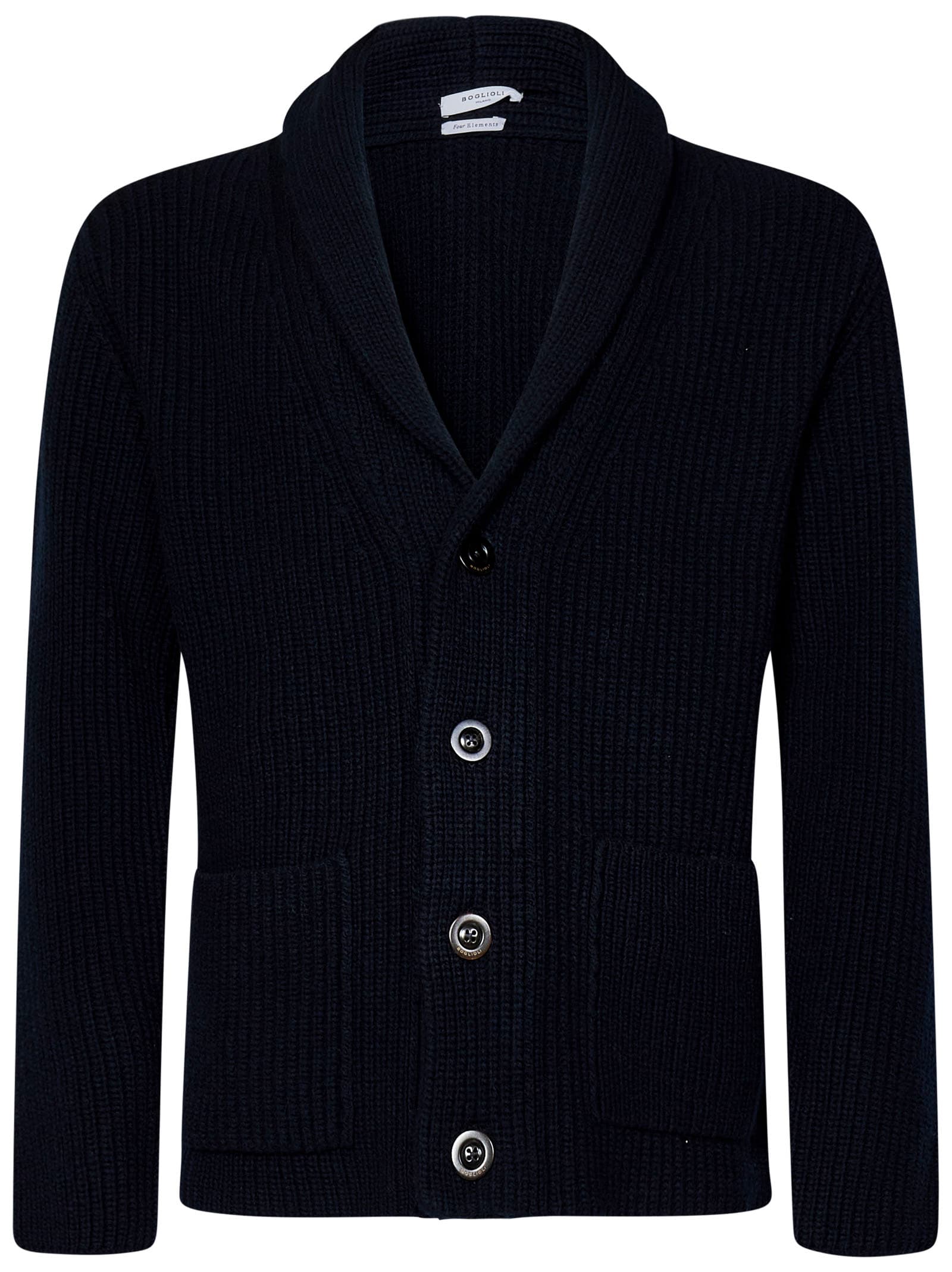 Shop Boglioli Cardigan In Blue