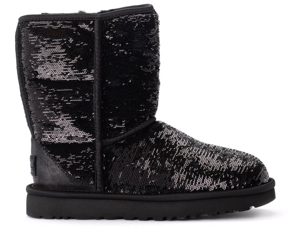 black sequin uggs