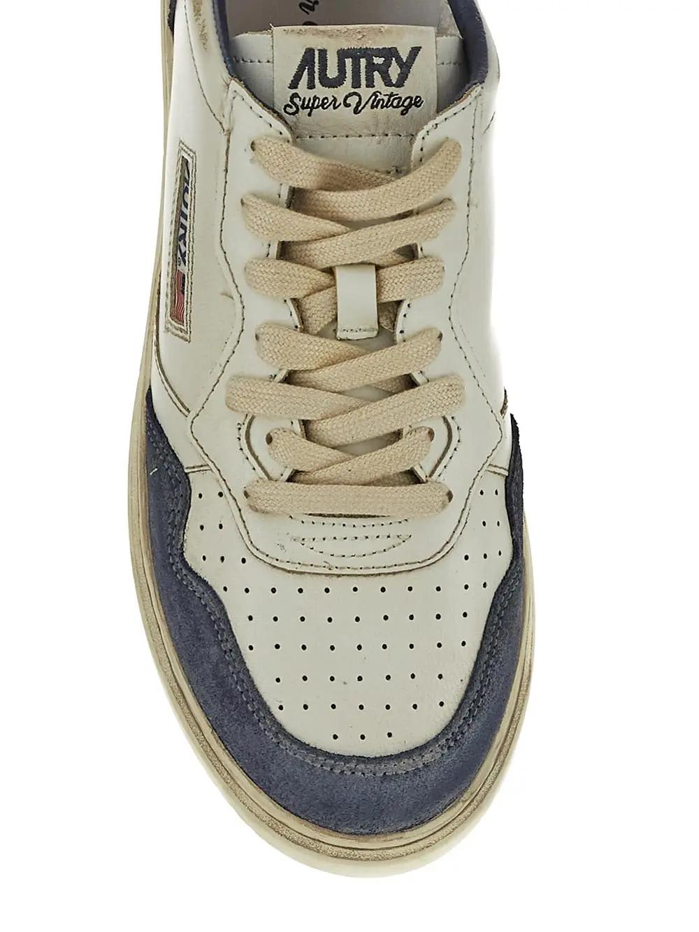 Autry White Super Vintage Sneakers In White