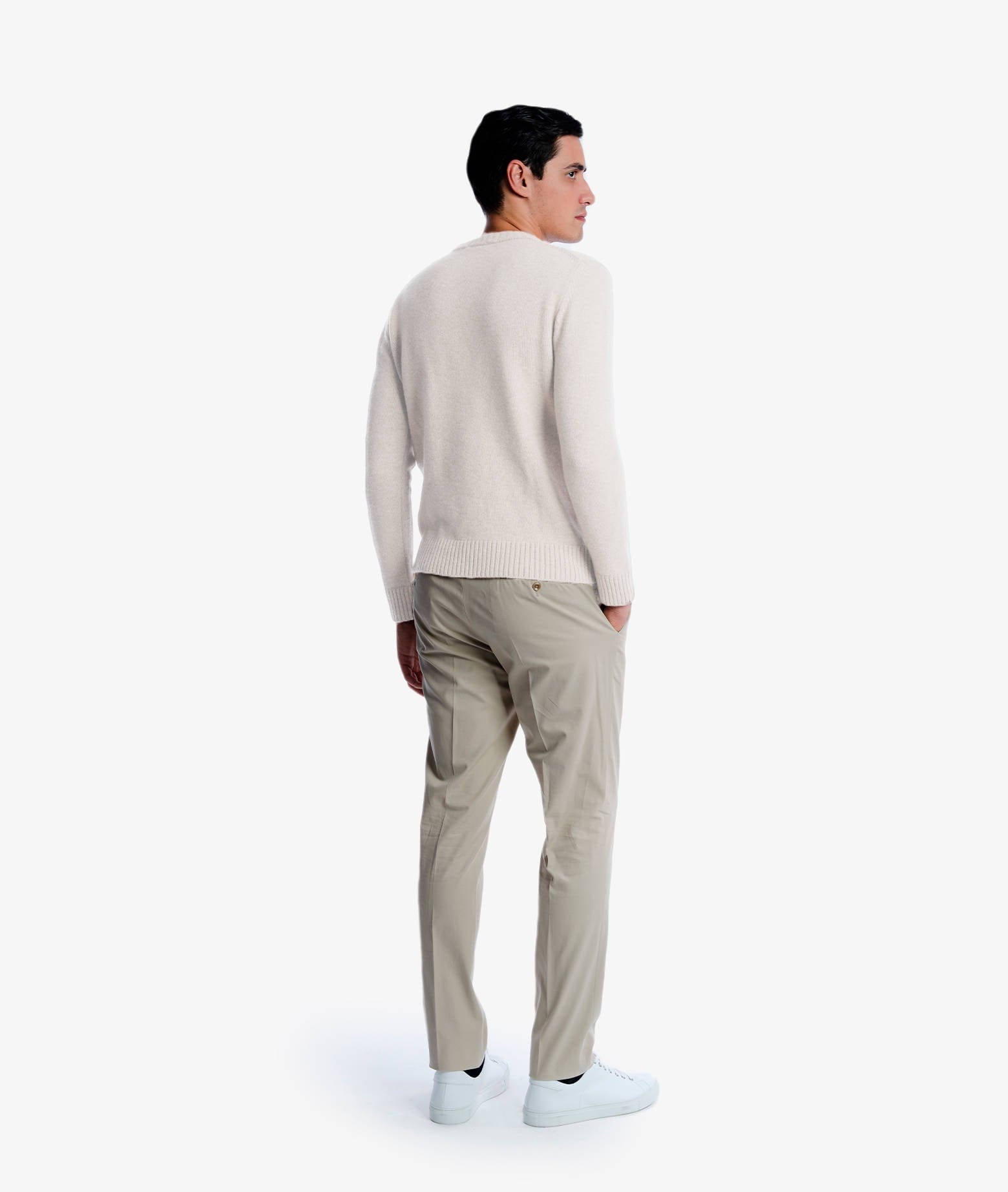 Larusmiani Sweater Pink Panther Sweater In White