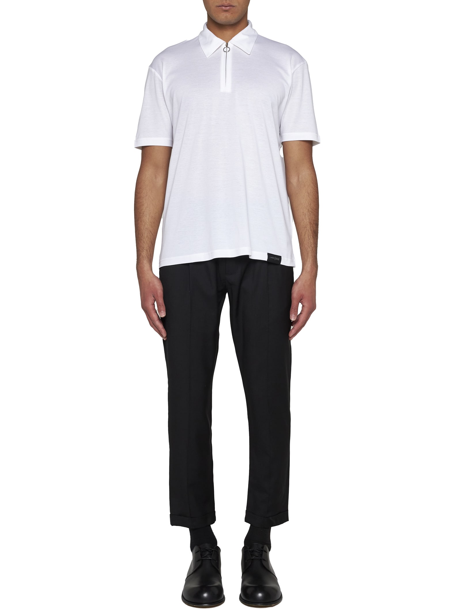 Shop Low Brand Polo Shirt In White