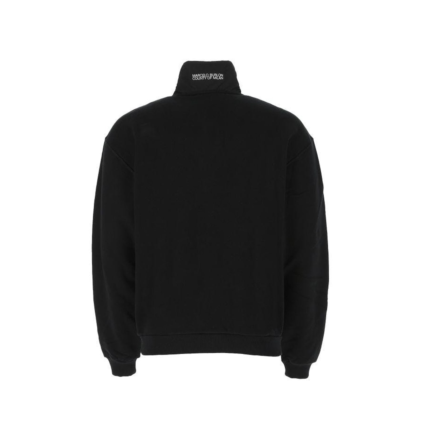 Shop Marcelo Burlon County Of Milan County Of Milan Zp Up Sweatshirt In Black