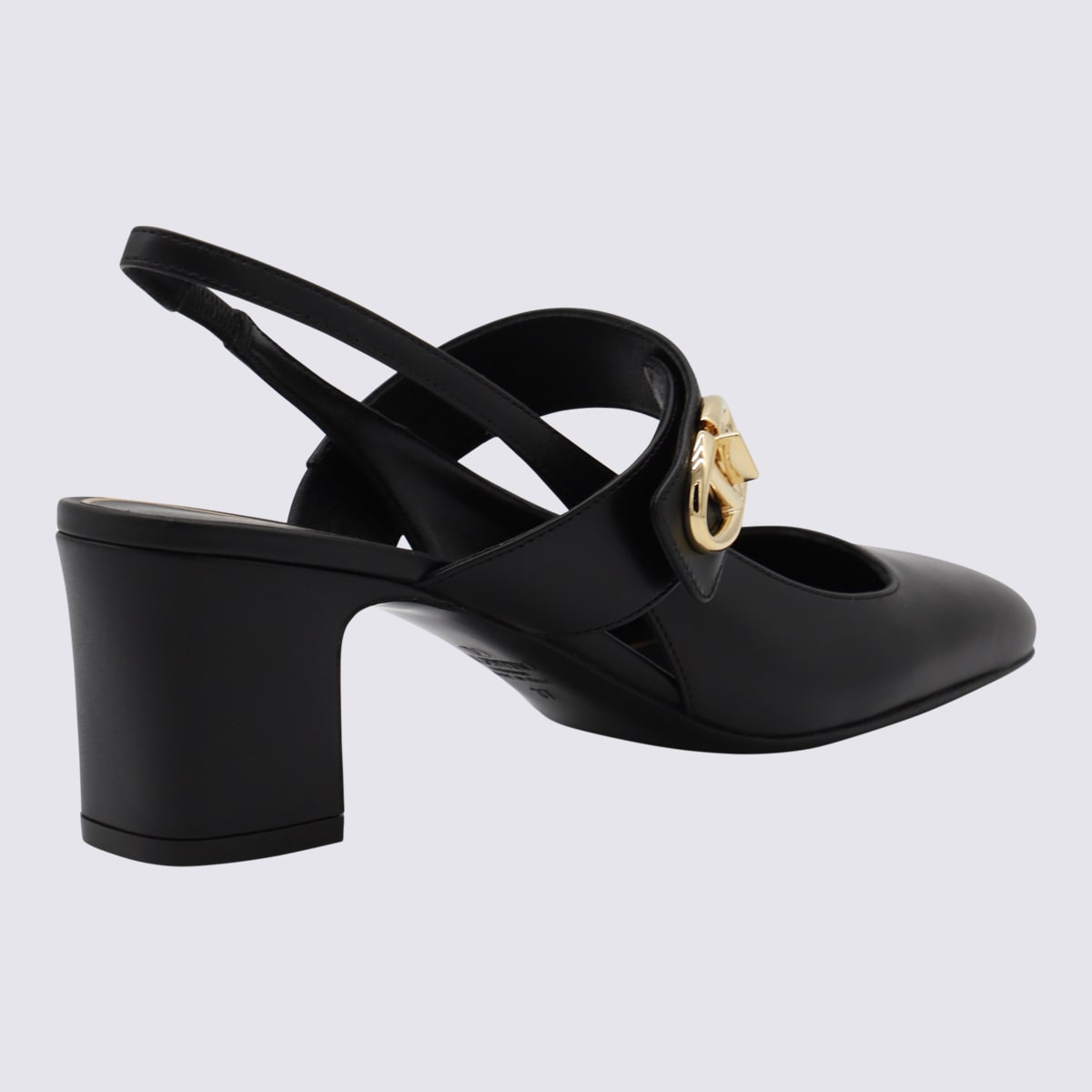 Valentino Vlogo Signature 60 Leather Slingback Pump In Black