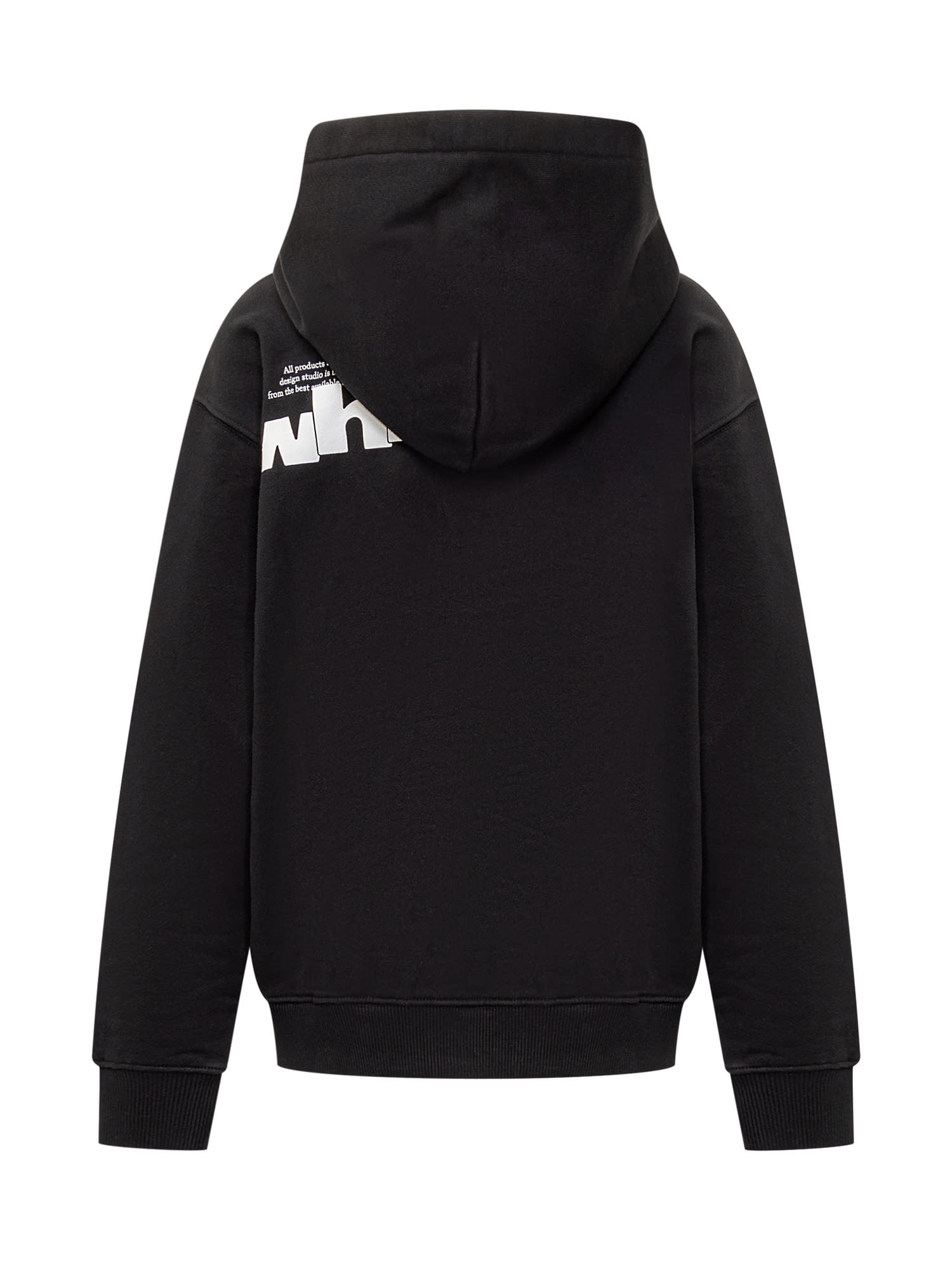 Shop Off-white Hoodie In Black White