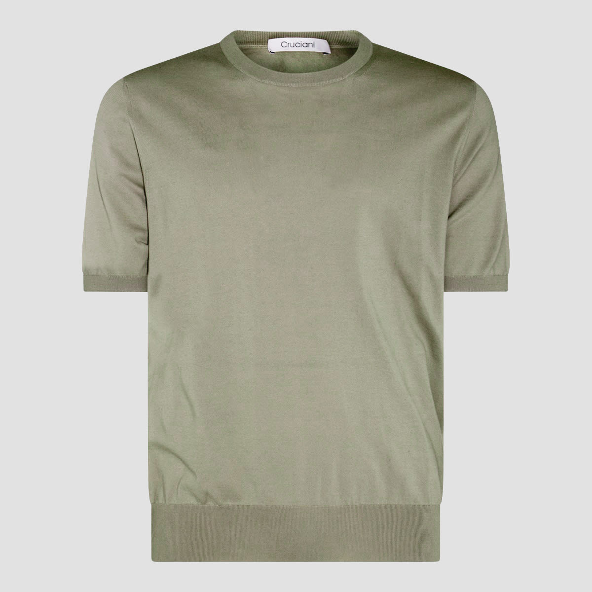Military Green Cotton T-shirt