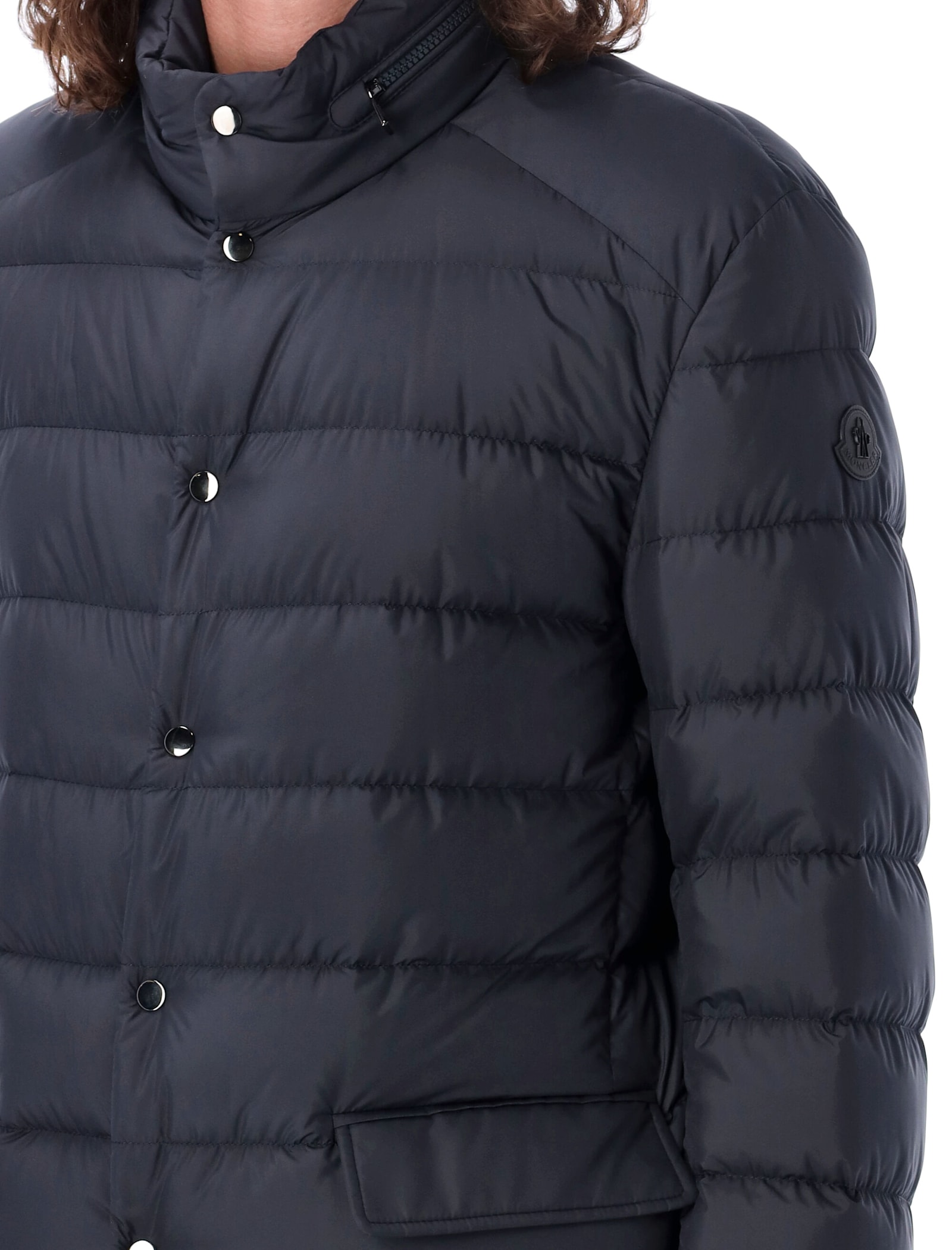 Shop Moncler Malinvern Jacket In Navy