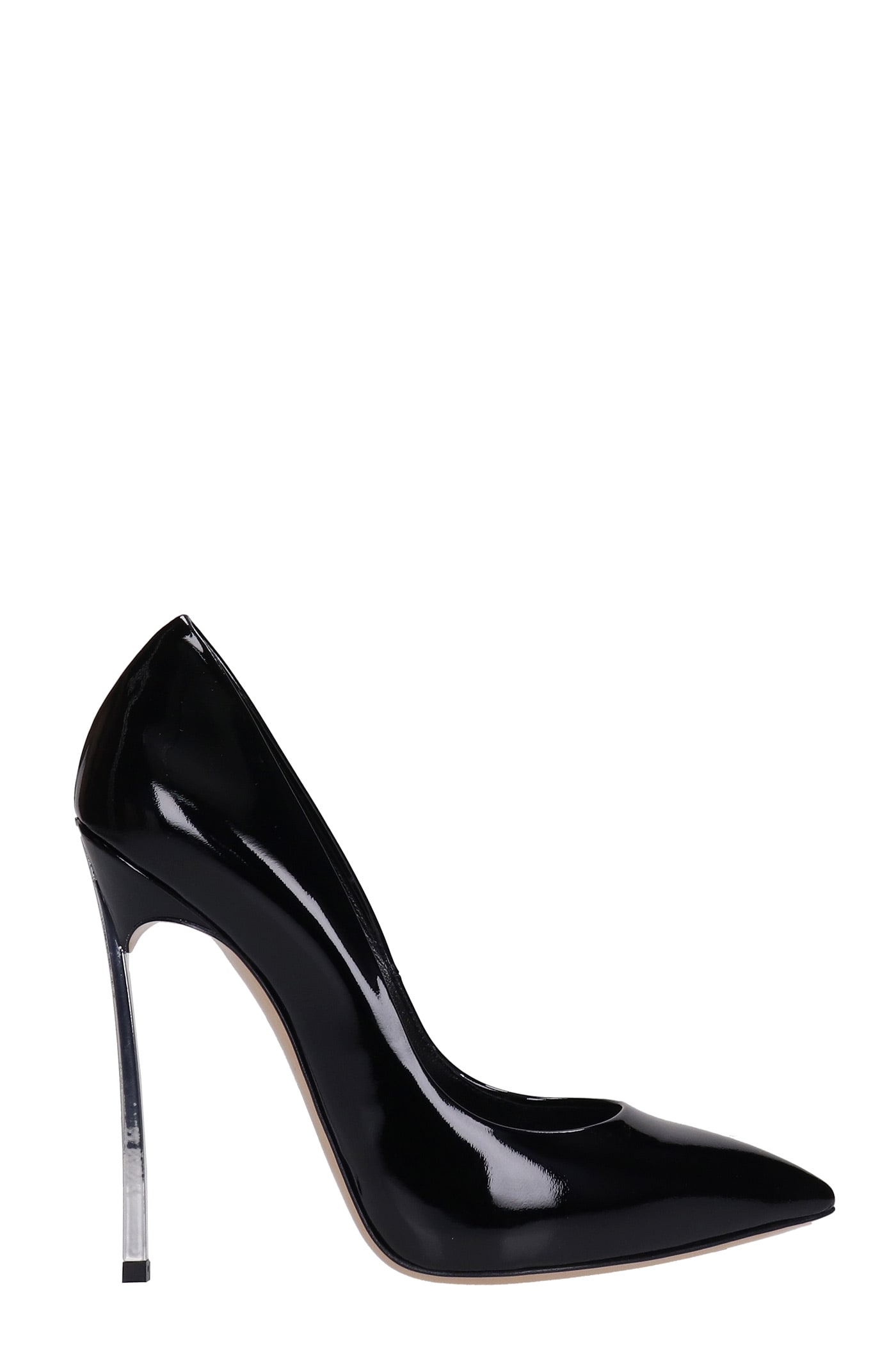 Casadei Pumps In Black Patent Leather