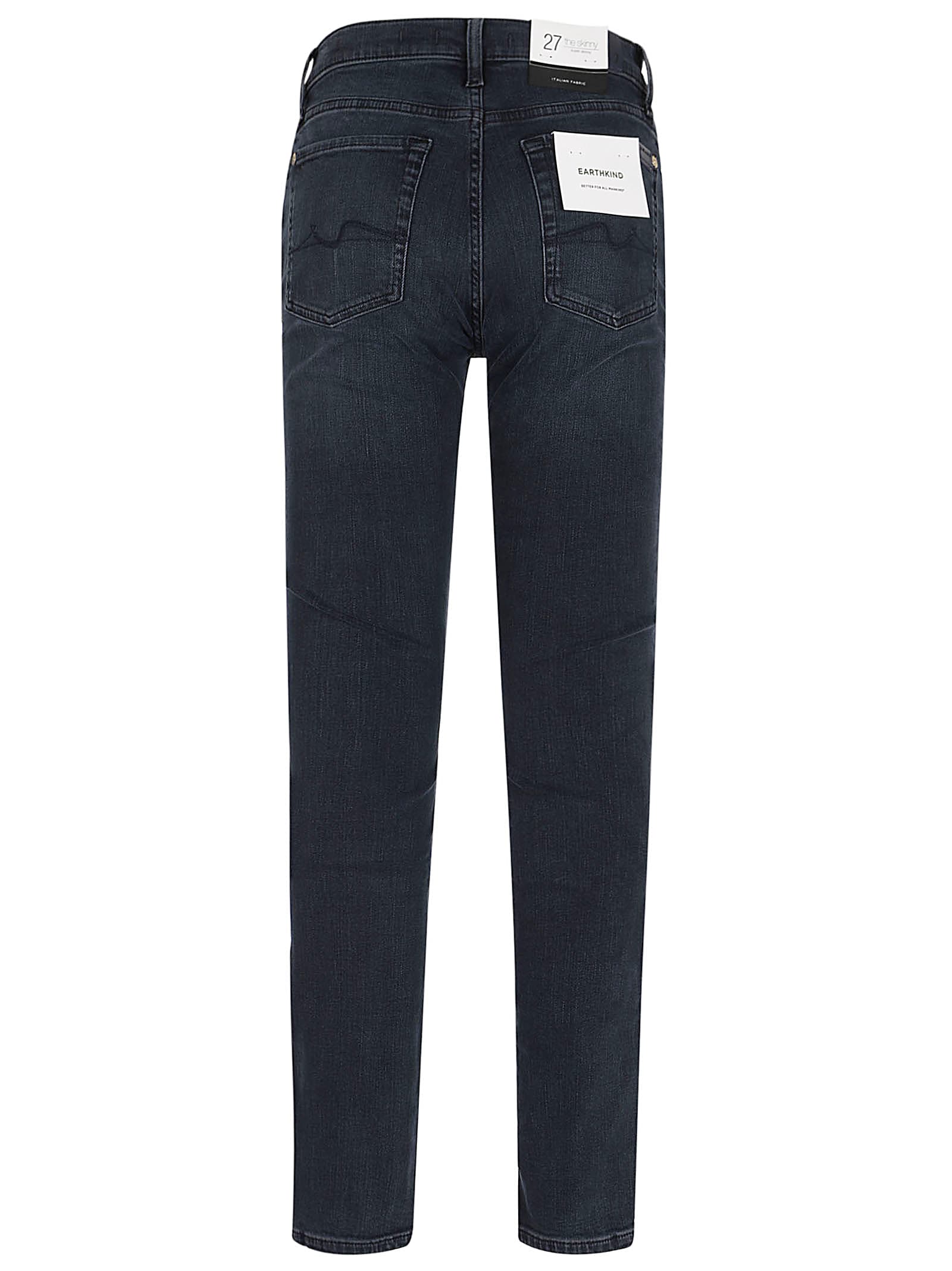 Shop 7 For All Mankind The Skinny Sliillbro In Dark Blue