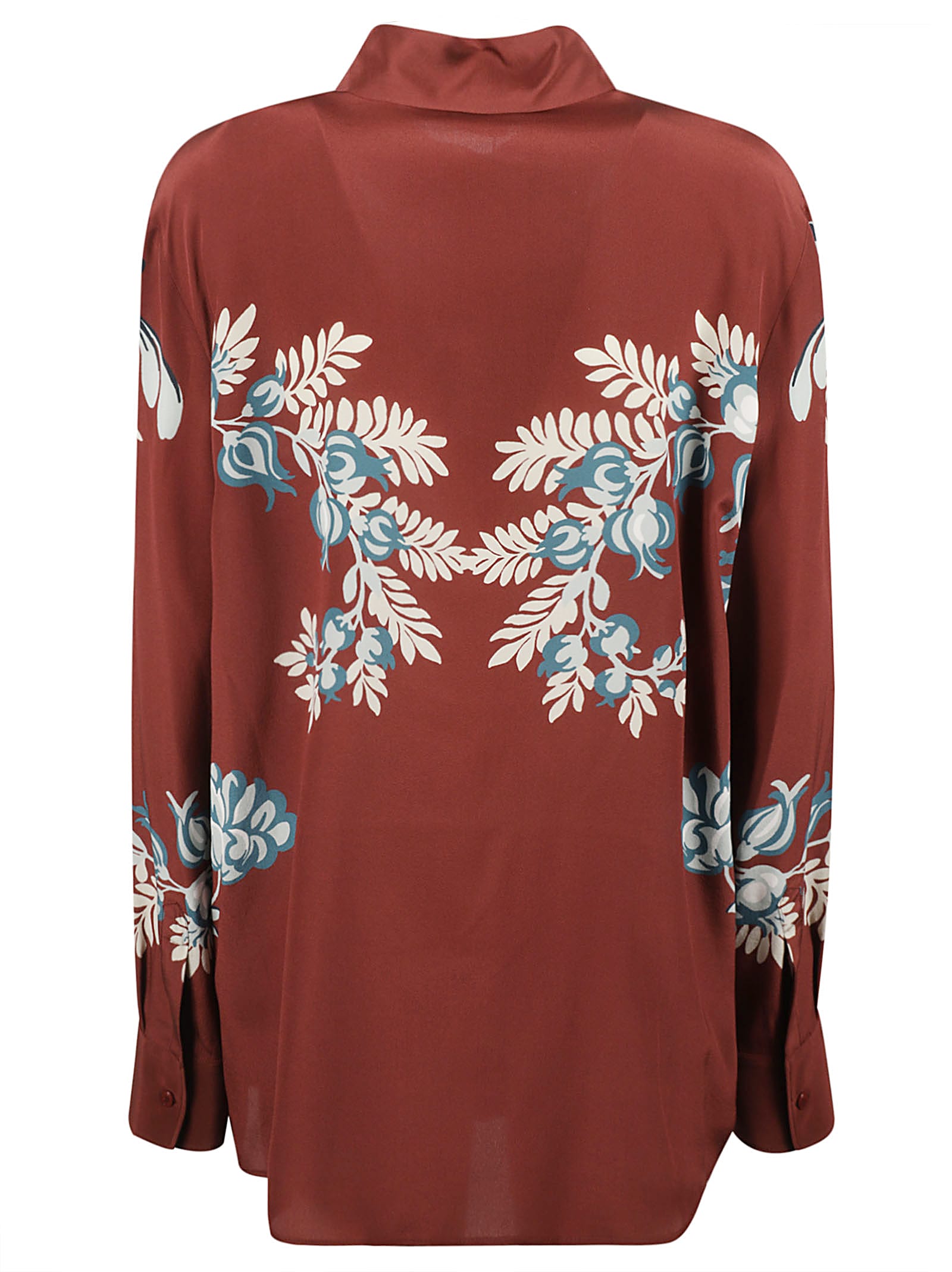 Shop Etro Pattern Printed Shirt In Bruciato/azzure