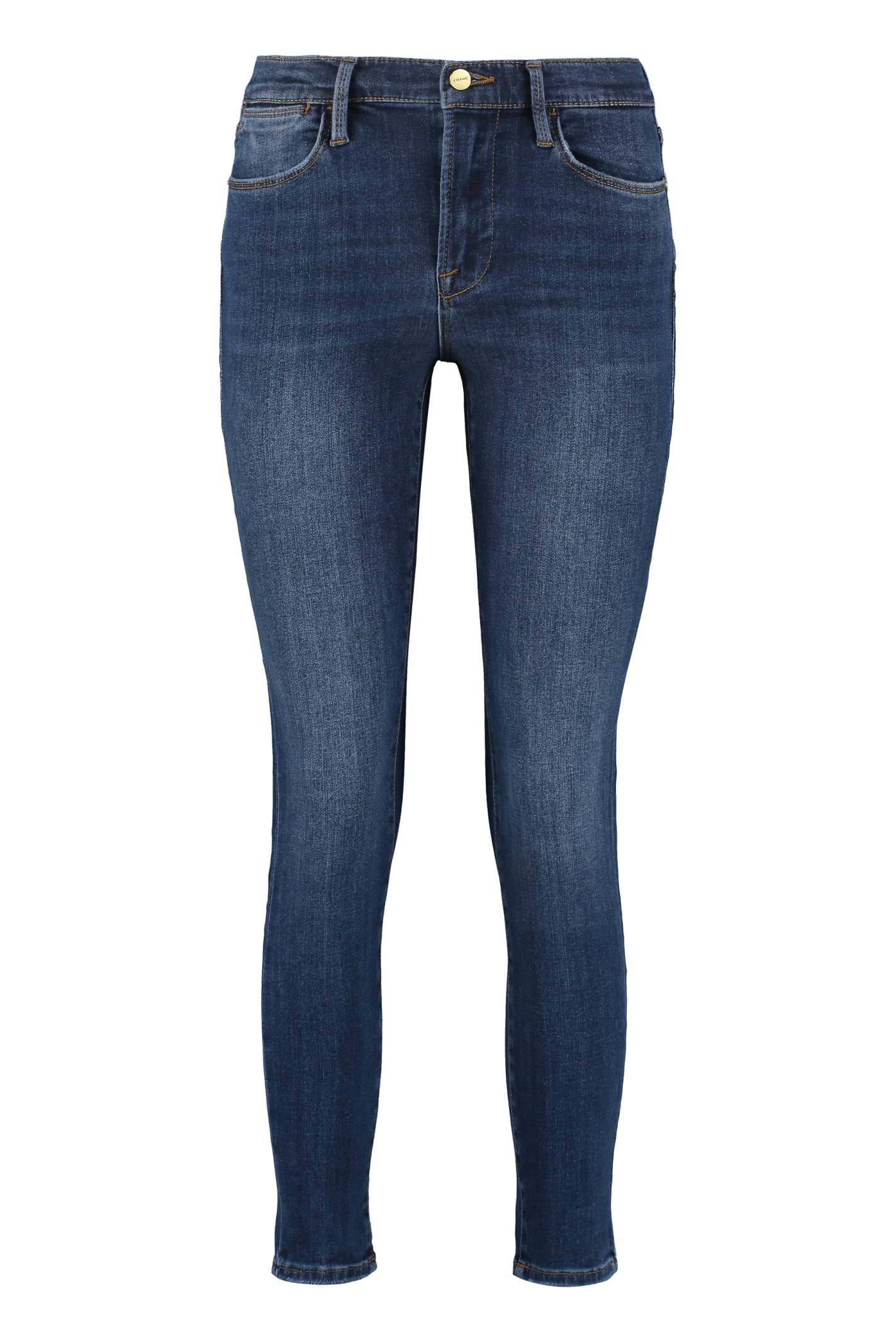 Frame High-rise Skinny-fit Jeans