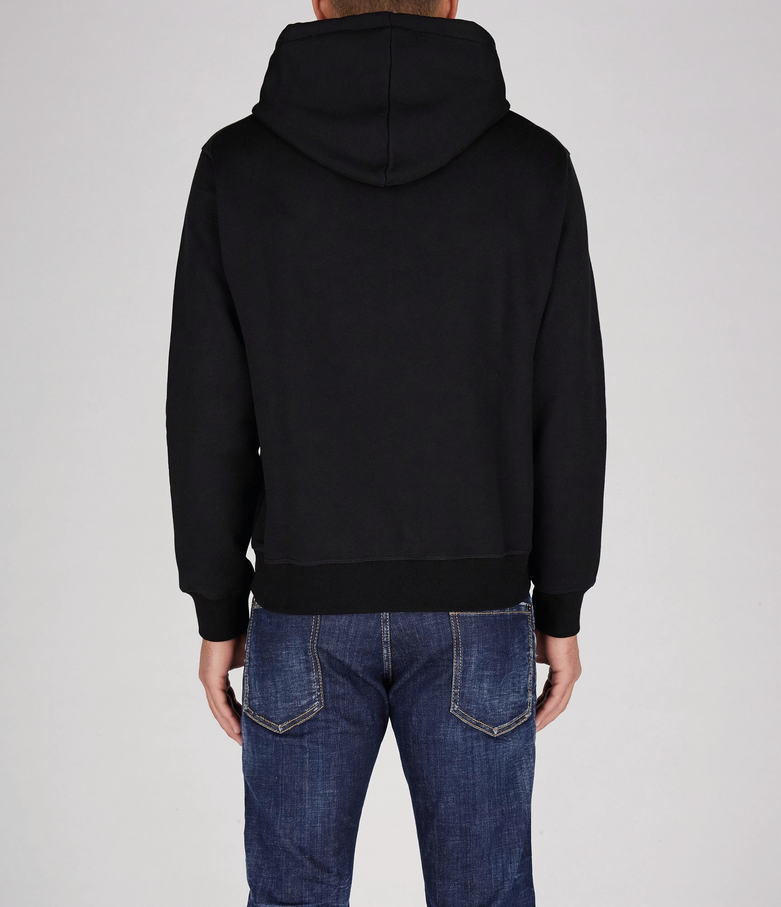 Shop Dsquared2 Sweatshirt In Black-white