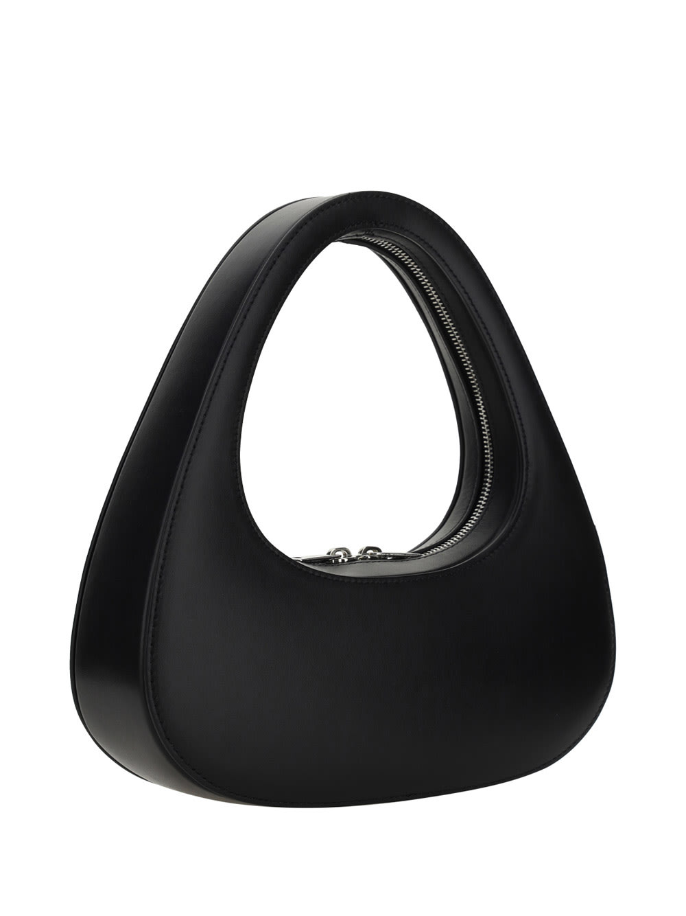 Shop Coperni Baguette Swipe Handbag In Black
