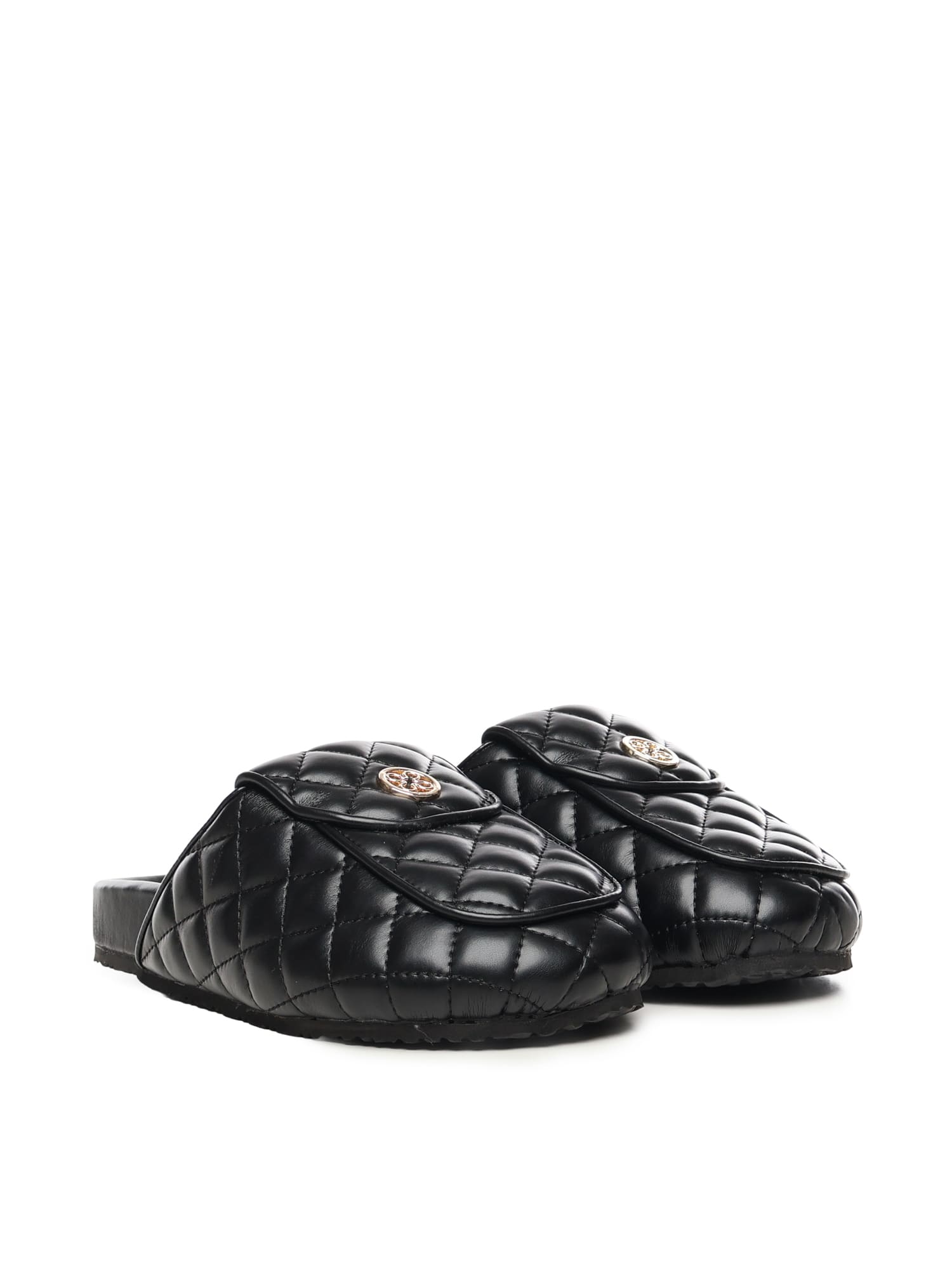 V73 Keira Slipper With Logo In Black