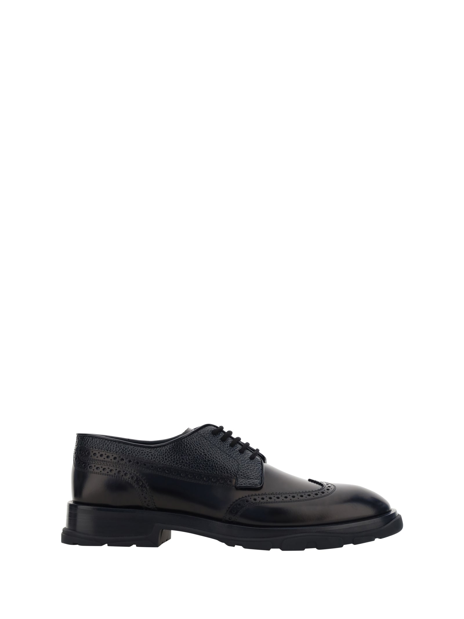 Shop Alexander Mcqueen Lace-up Shoes In Black