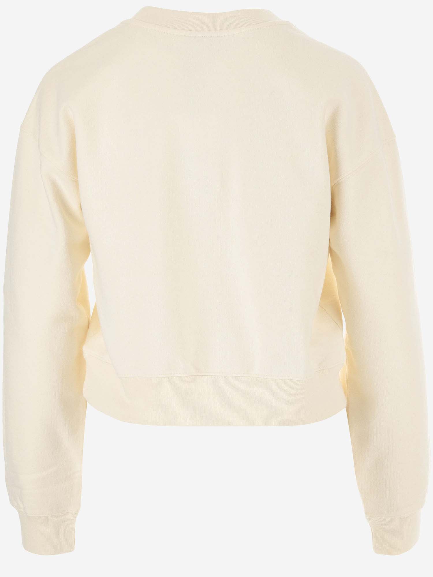 Shop Jacquemus Le Sweatshirt Grosgrain In 130 Light Beige
