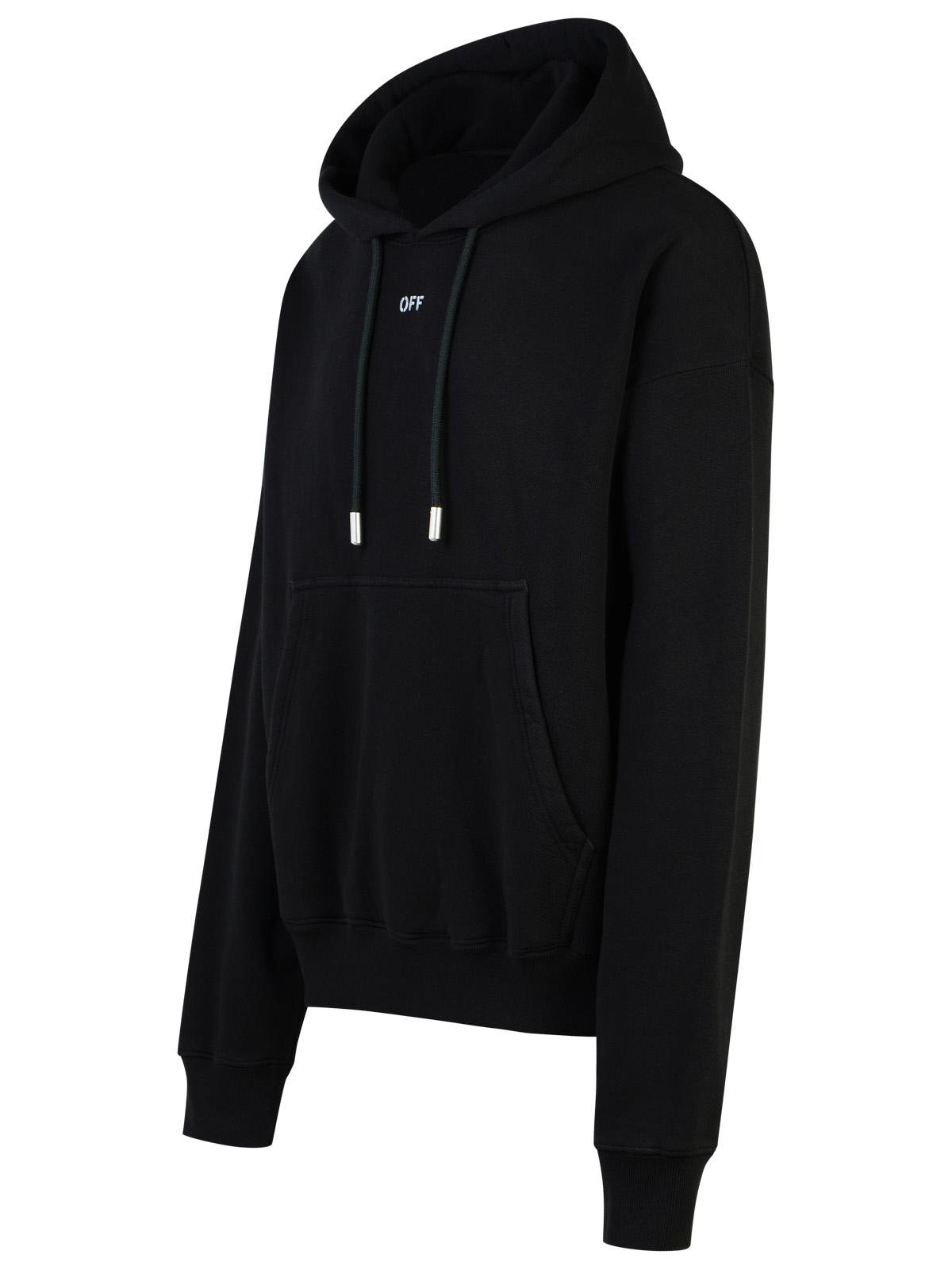 Shop Off-white Skate Black Cotton Hoodie