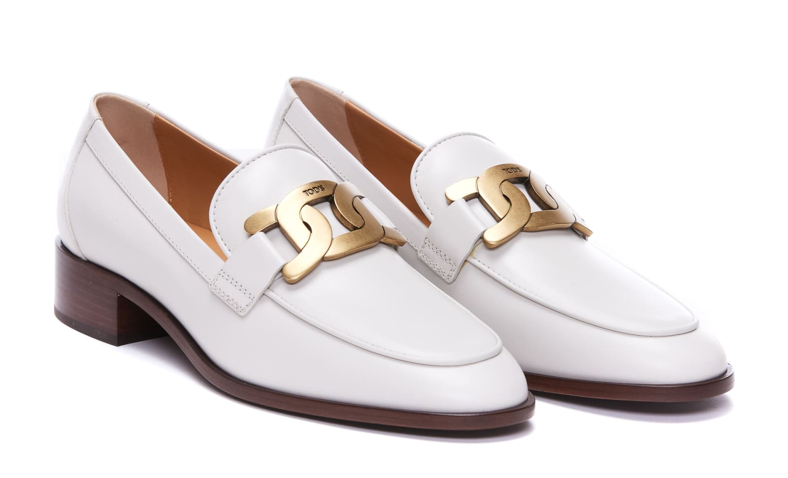 Shop Tod's Loafers In Neutrals