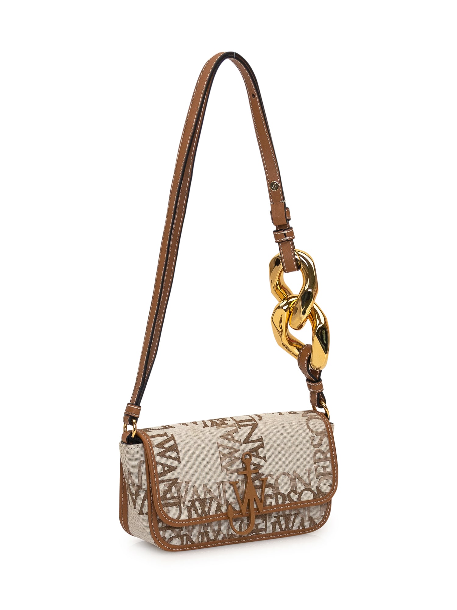 Jw Anderson Chain Baguette Bag In 104