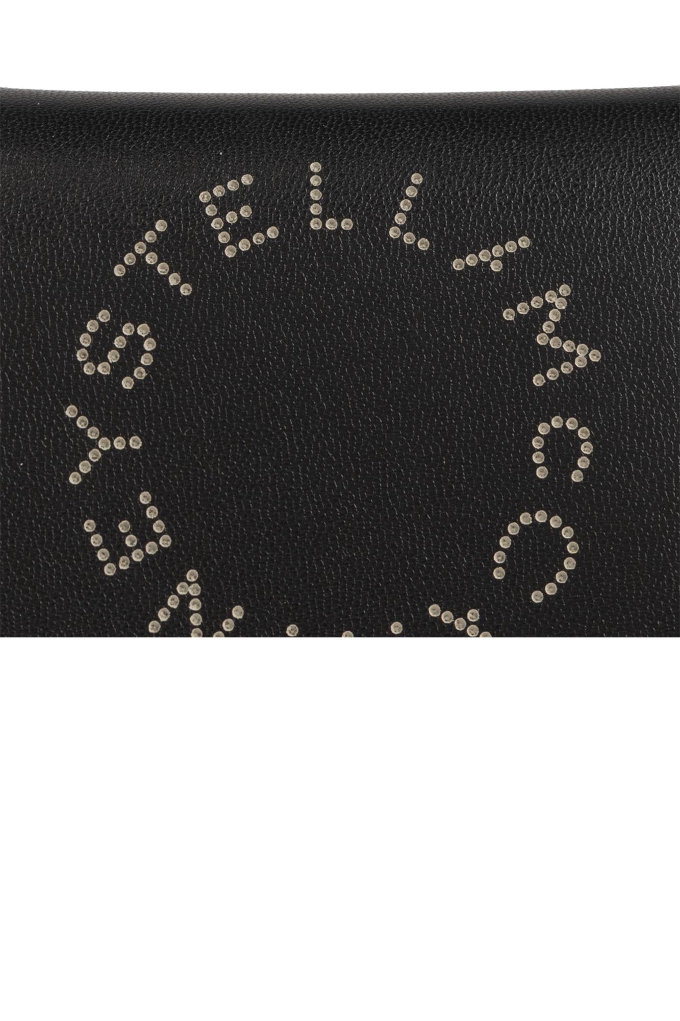 Shop Stella Mccartney Wallet With Logo In Black