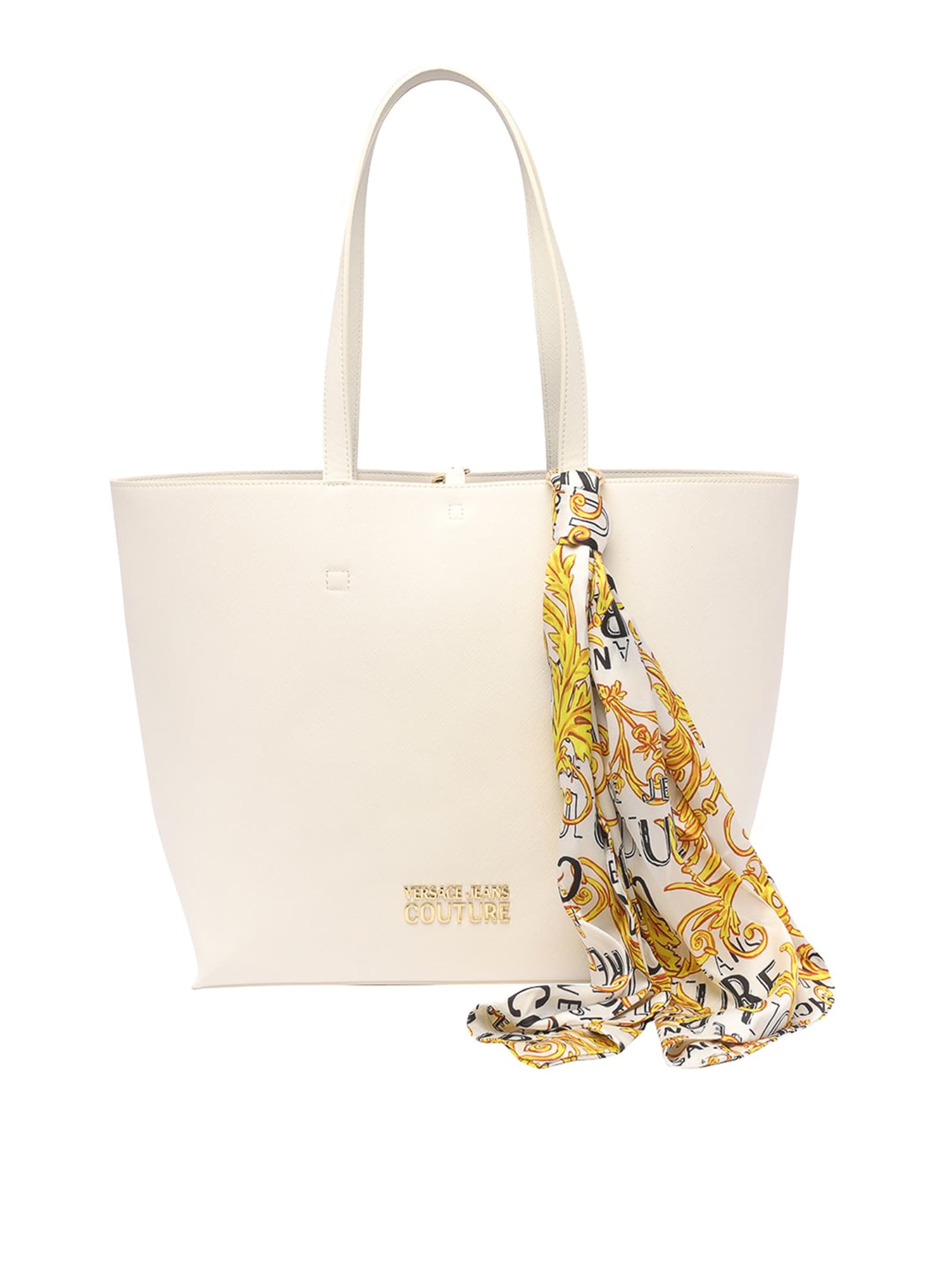 Versace Jeans Couture Tote Bag In White