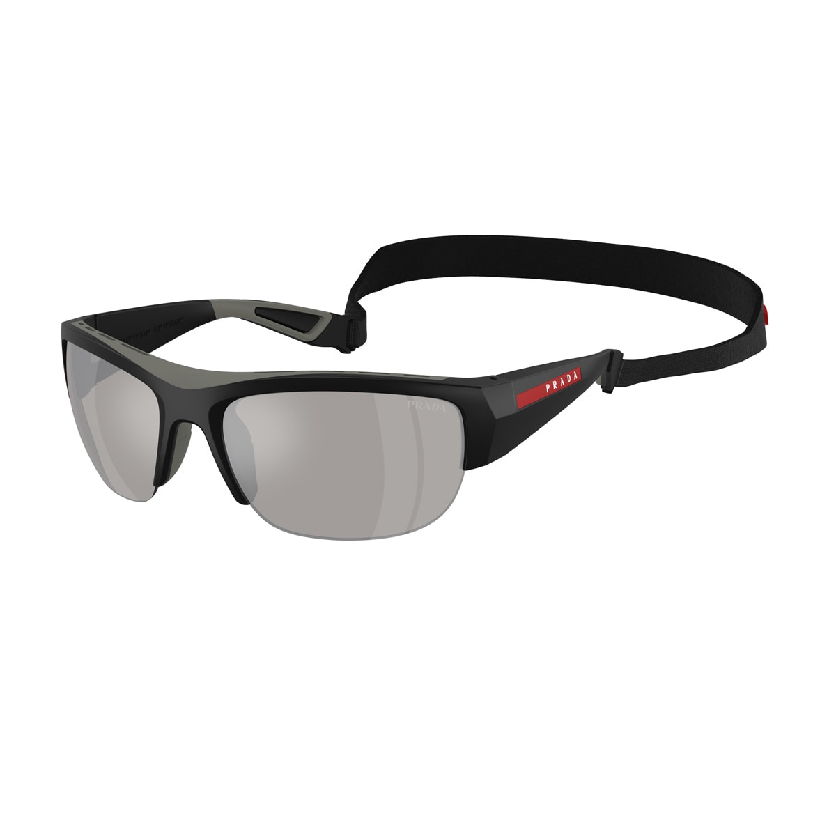 Prada Ps A01s 69mm Mirrored Semirimless Pillow Sunglasses