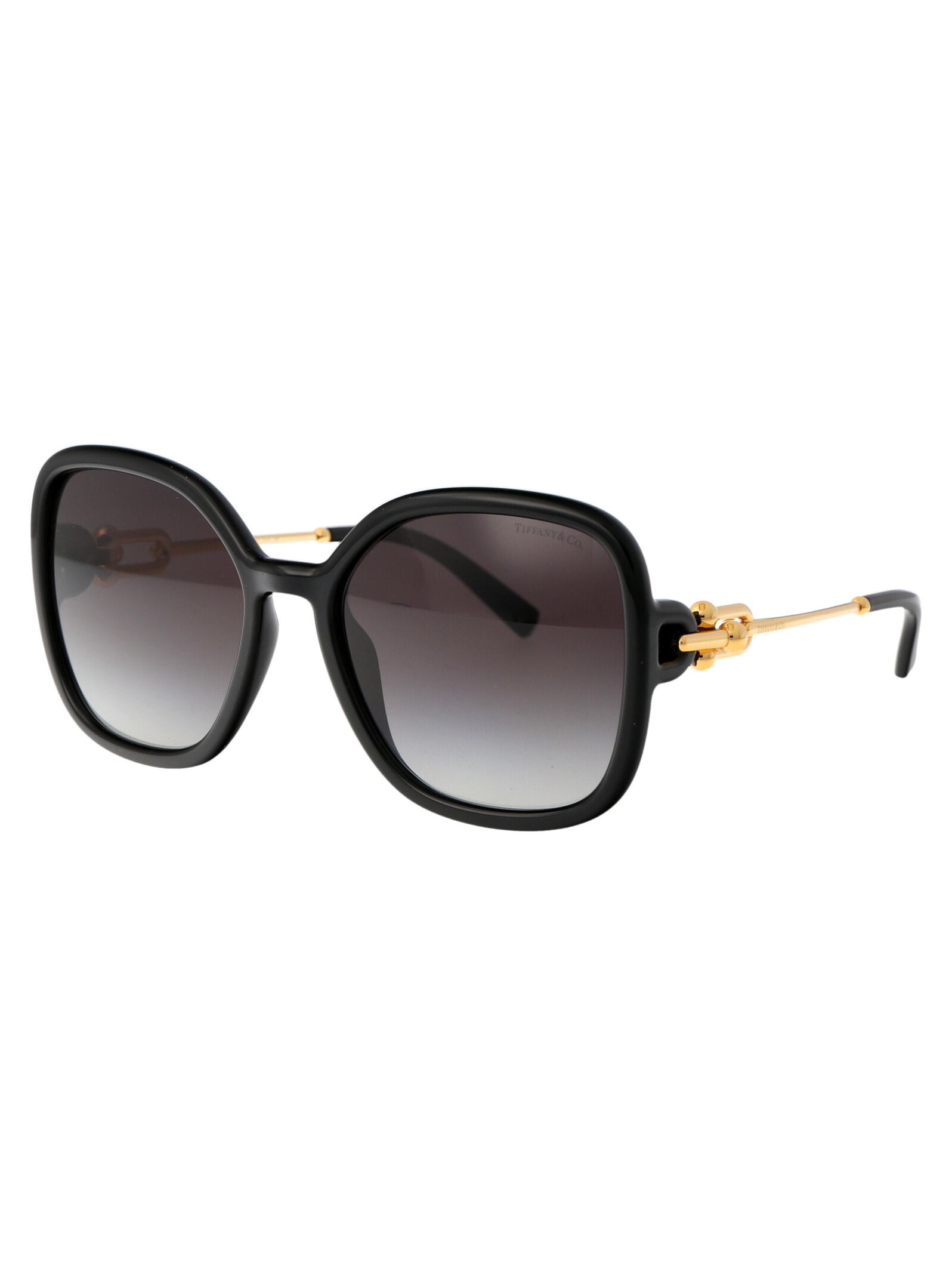 Shop Tiffany &amp; Co. 0tf4202u Sunglasses In 80013c Black