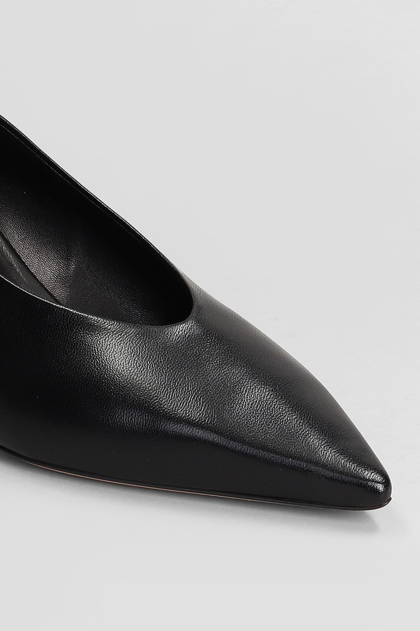 Shop The Seller Pumps In Black Leather