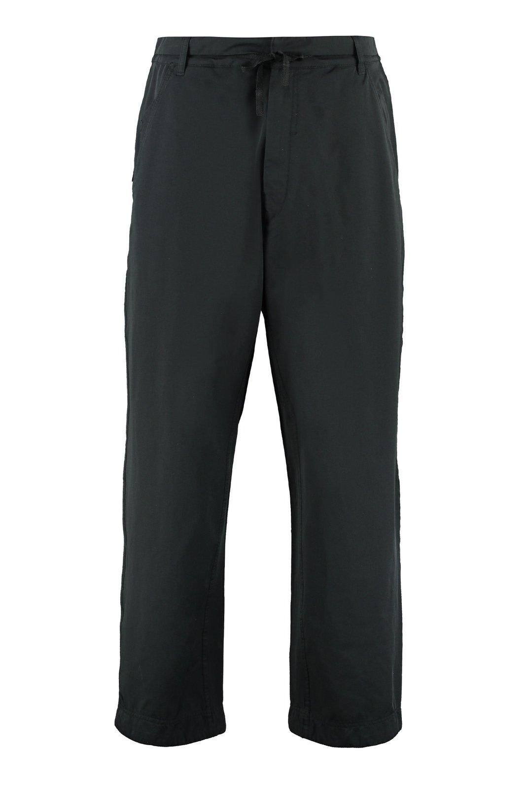 Shop Stone Island Shadow Project Wide-leg Tailored Pants In Black