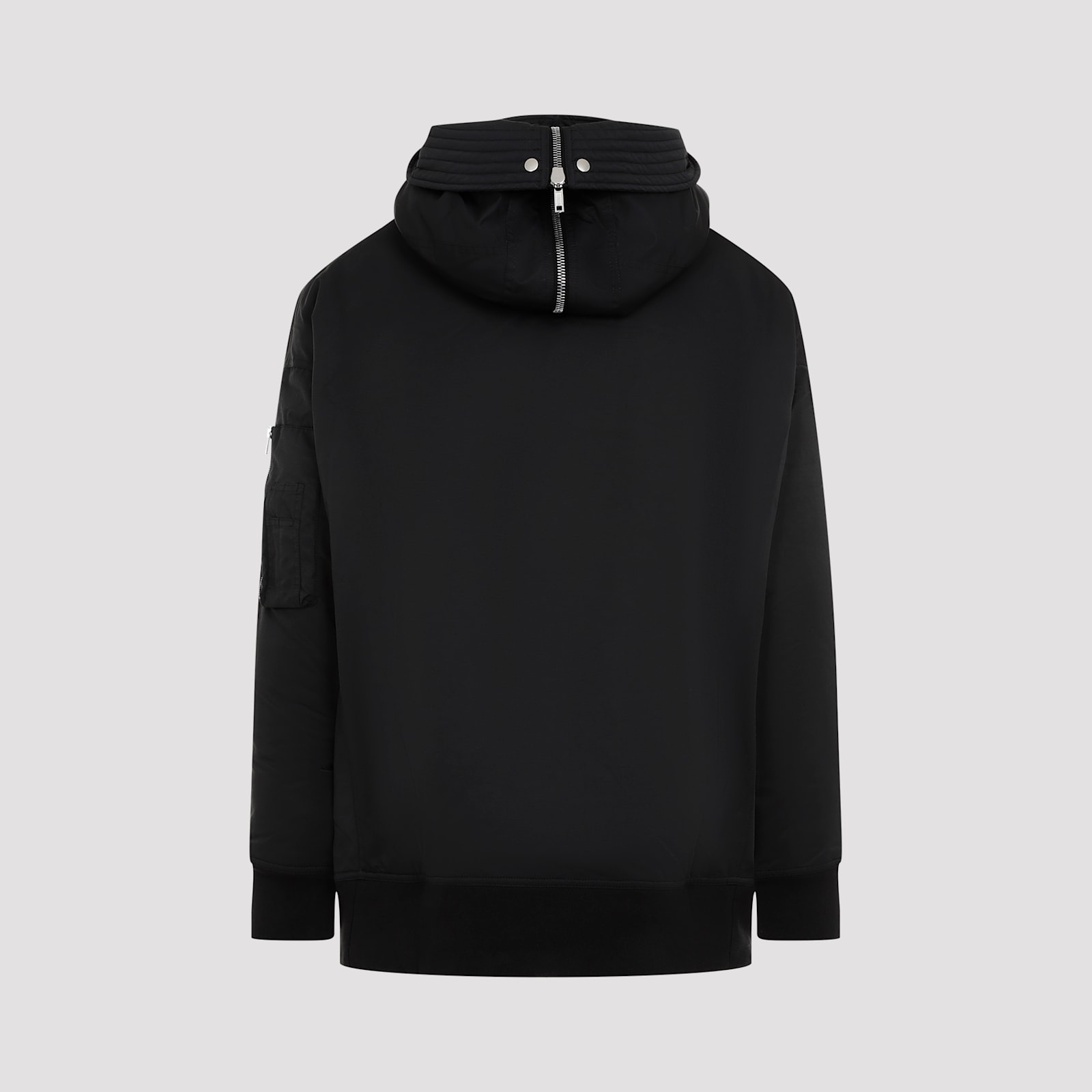 Shop Drkshdw Hooded Long Bomber In Black