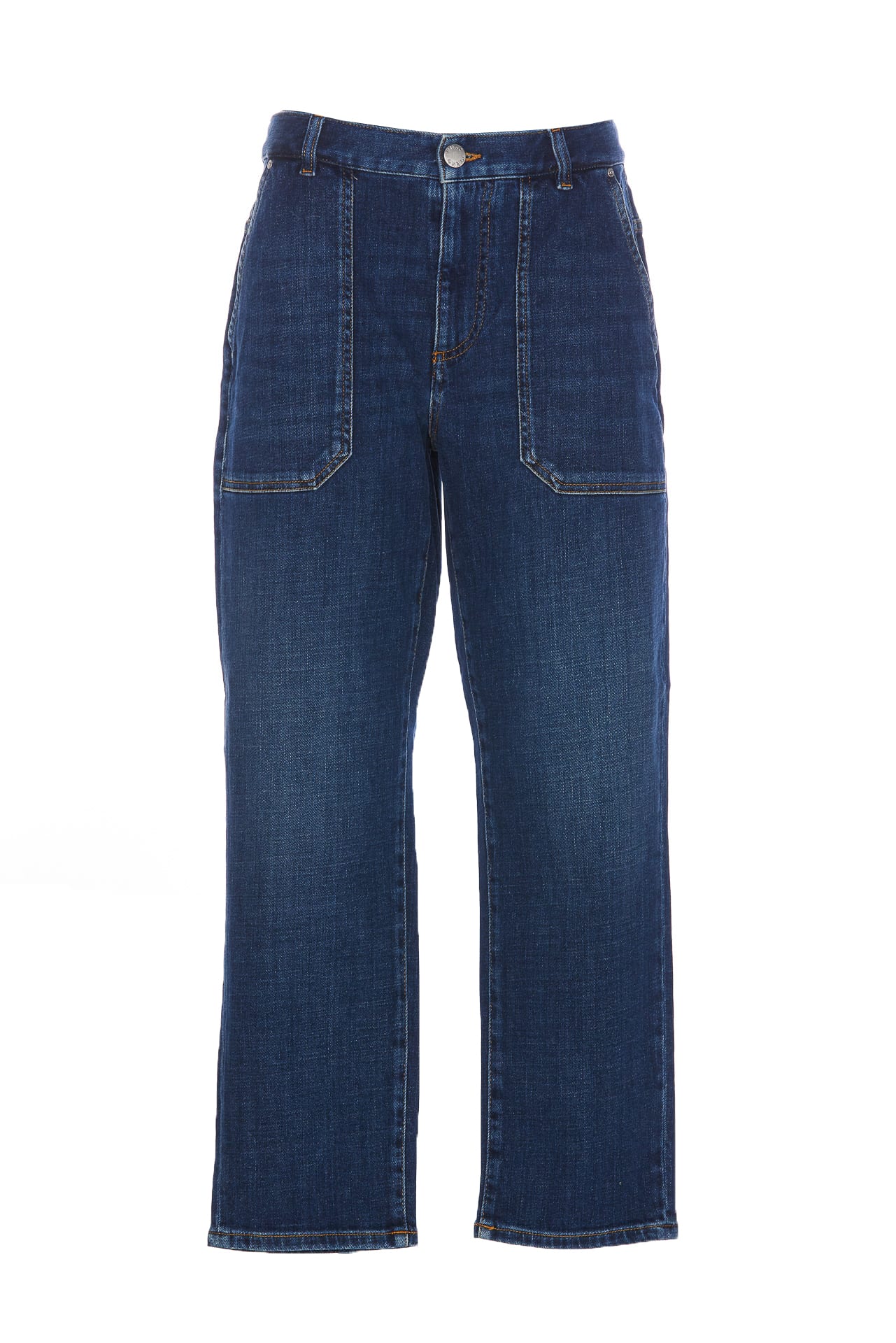 Shop Pinko Cloe Denim Jeans In Blue