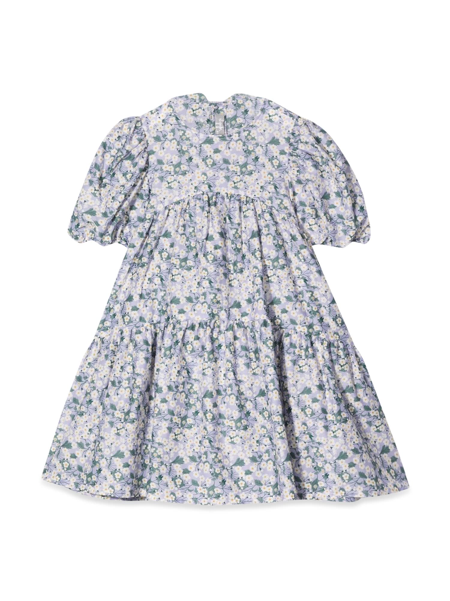 Il Gufo Dress M/short Lilac