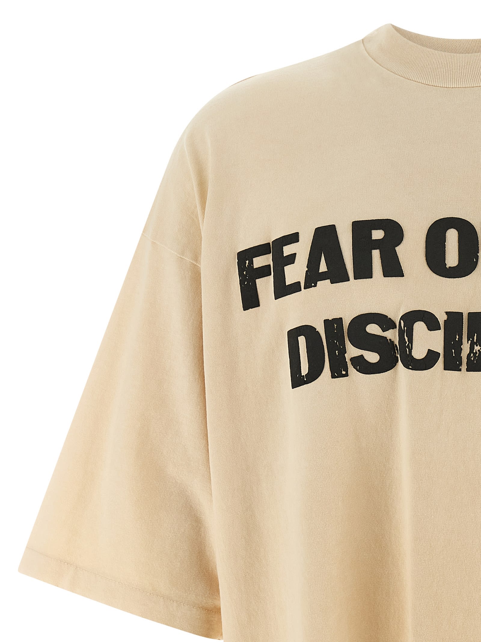 Fear Of God Graphic Print Crew Neck Short Sleeve T-shirt In Multi