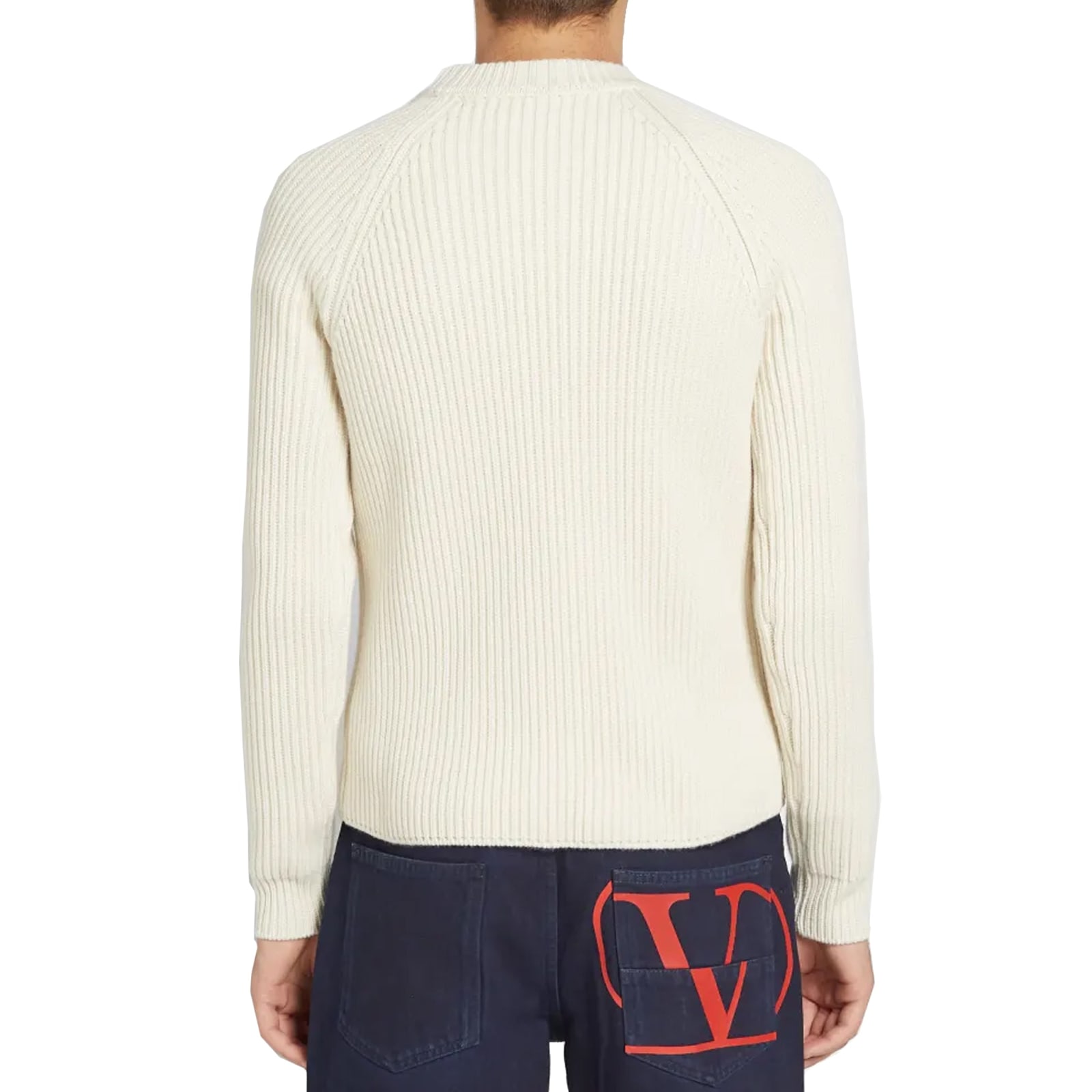 Shop Saint Laurent Wool And Cashmere Sweater In White