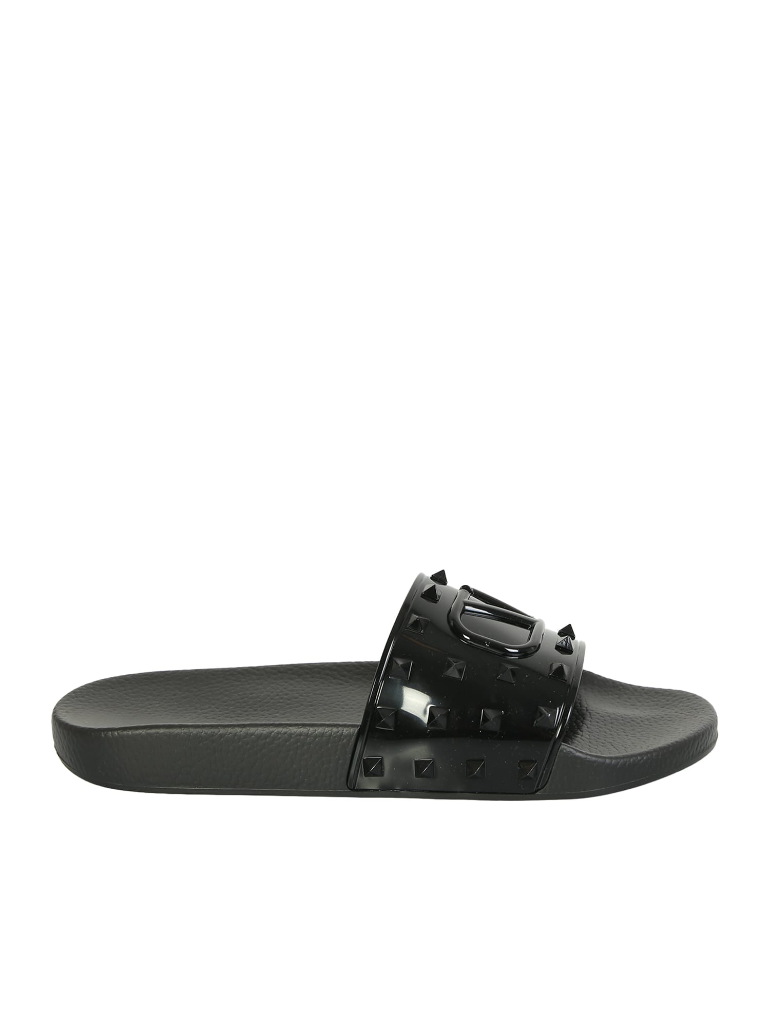 Vlogo Rockstud Slides By Valentino Garavani Are The Perfect Combo Between Comfort And Elegance