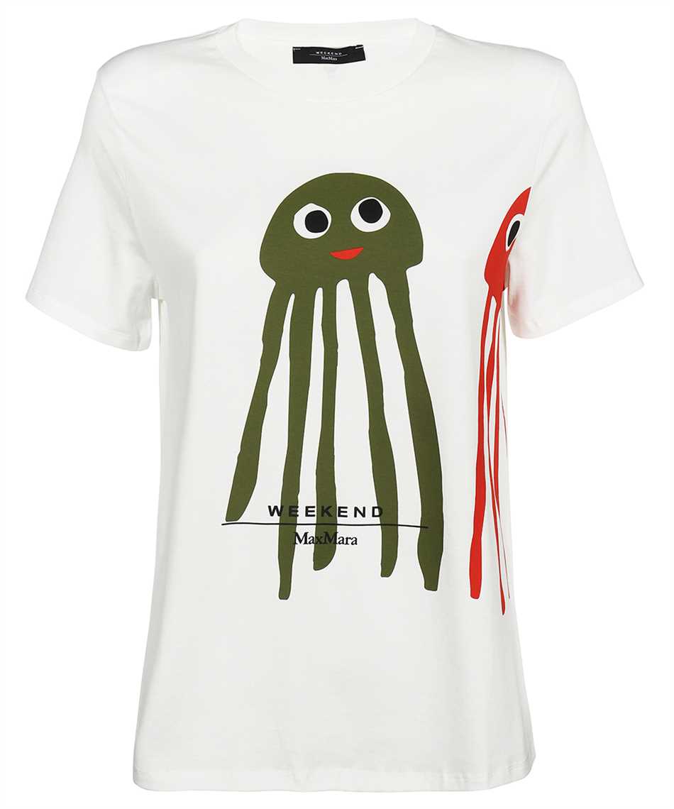 Weekend Max Mara Cotton T-shirt In White
