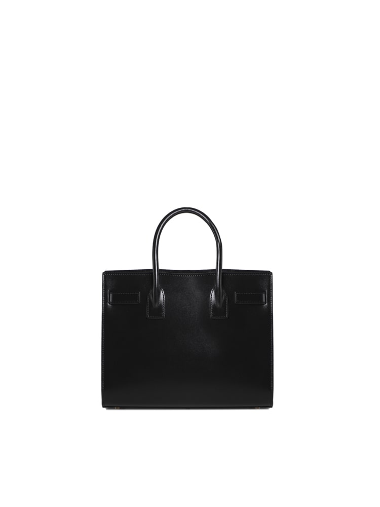 Shop Saint Laurent Sac De Jour Baby Bag In Smooth Leather In Black