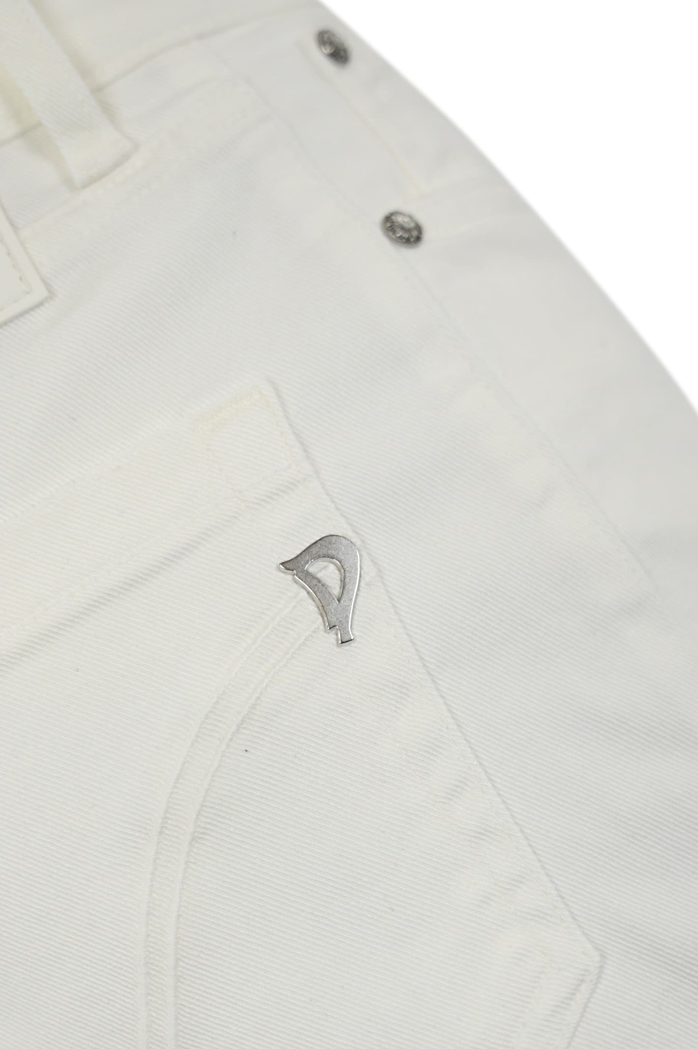Dondup Koons Bull Stretch Jeans In White