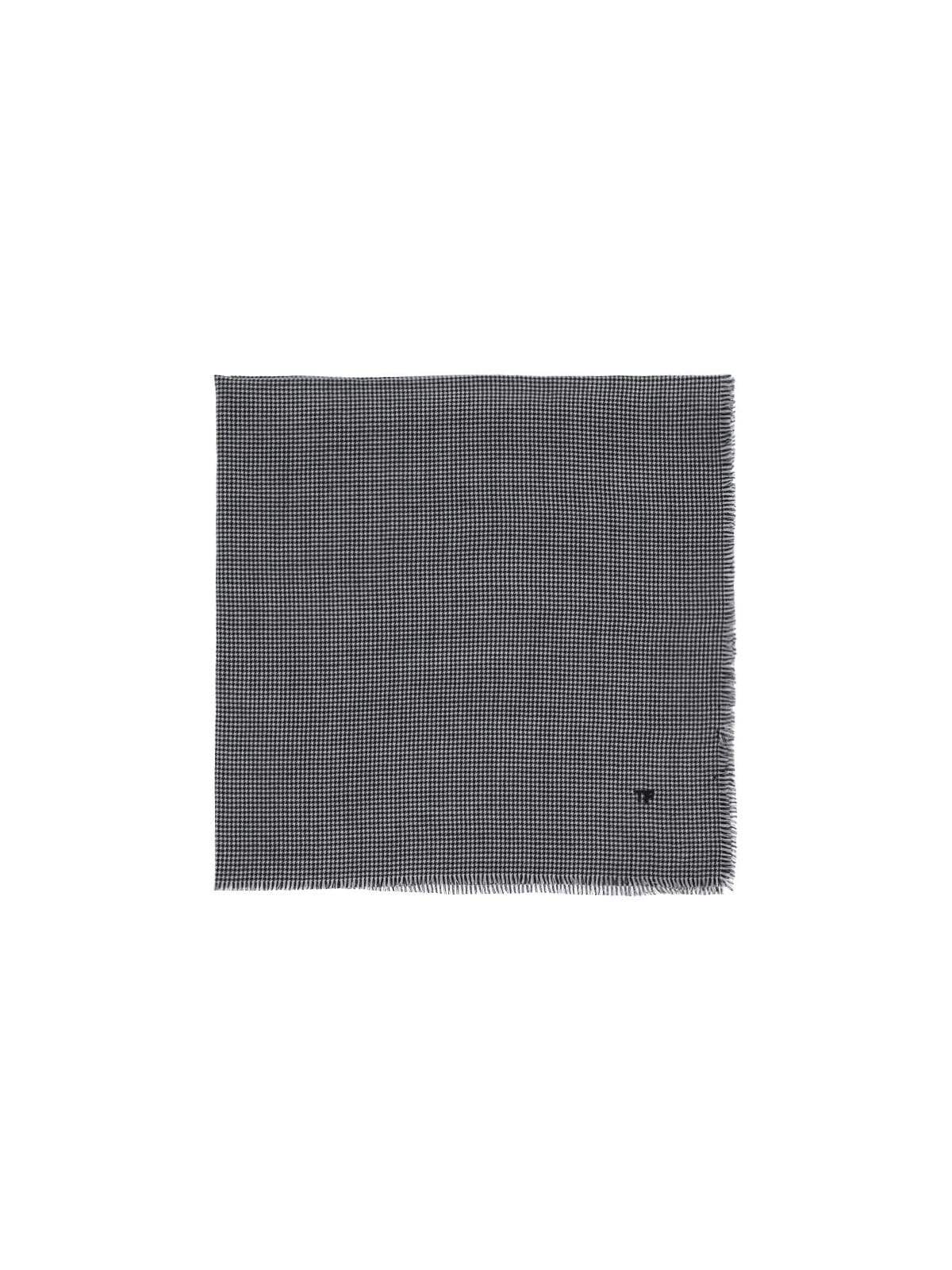 Houndstooth Wool Scarf