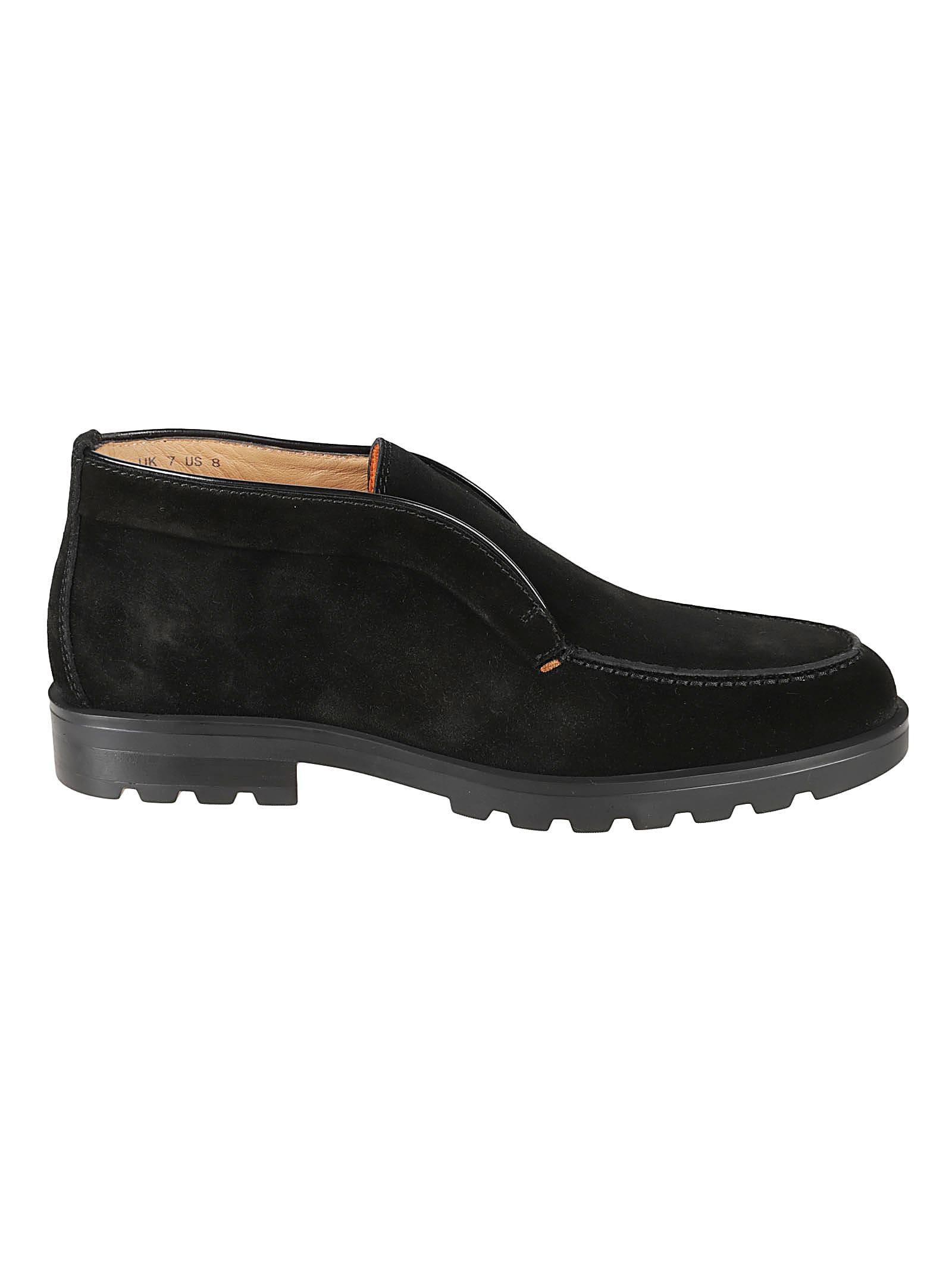 Santoni Rock-ow Slip-on Ankle Boots In Black