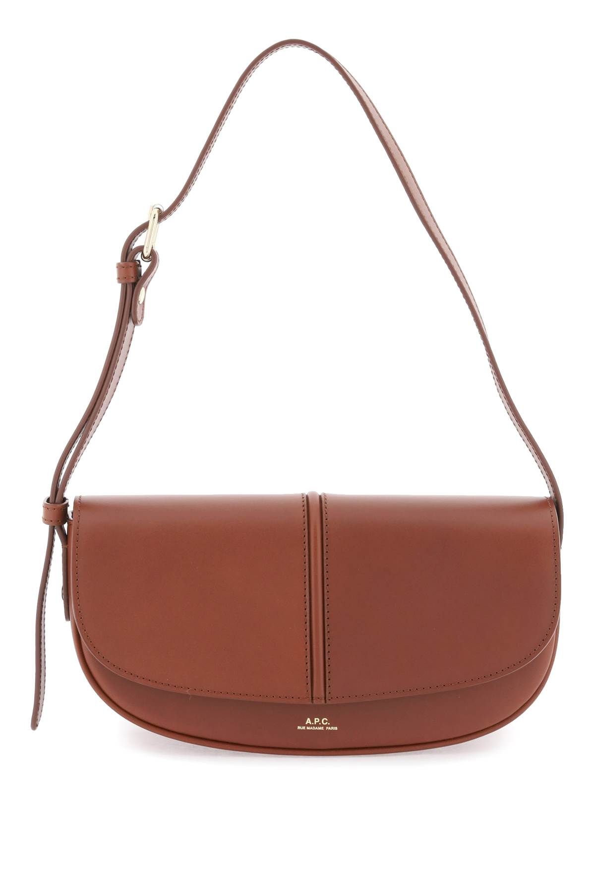 Shop Apc Betty Shoulder Bag In Noisette (brown)