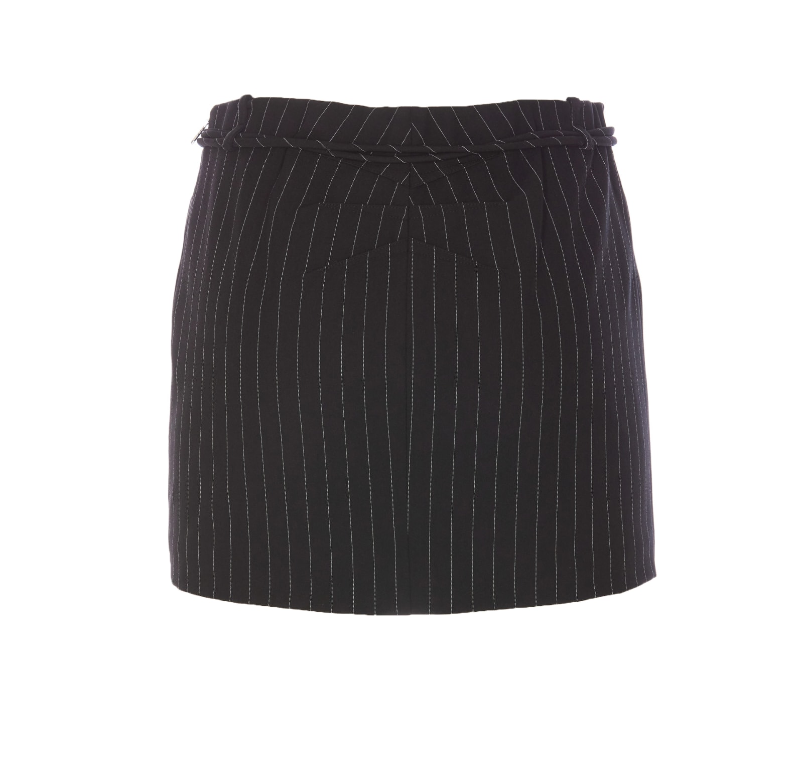 Shop Patrizia Pepe Mini Skirt In Black