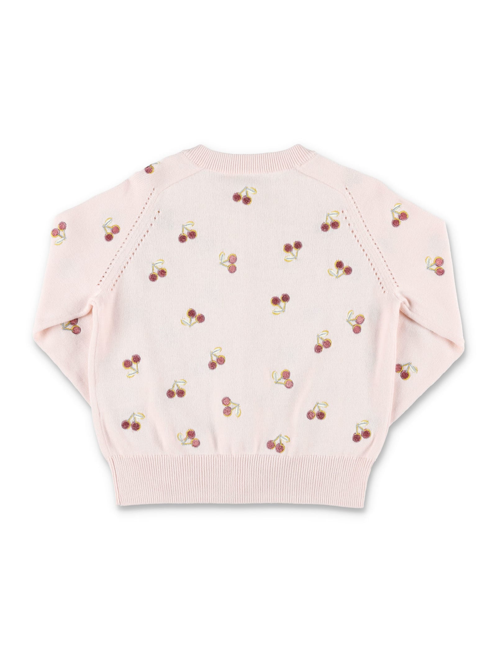 Shop Bonpoint Aizoon Cardigan In Rose