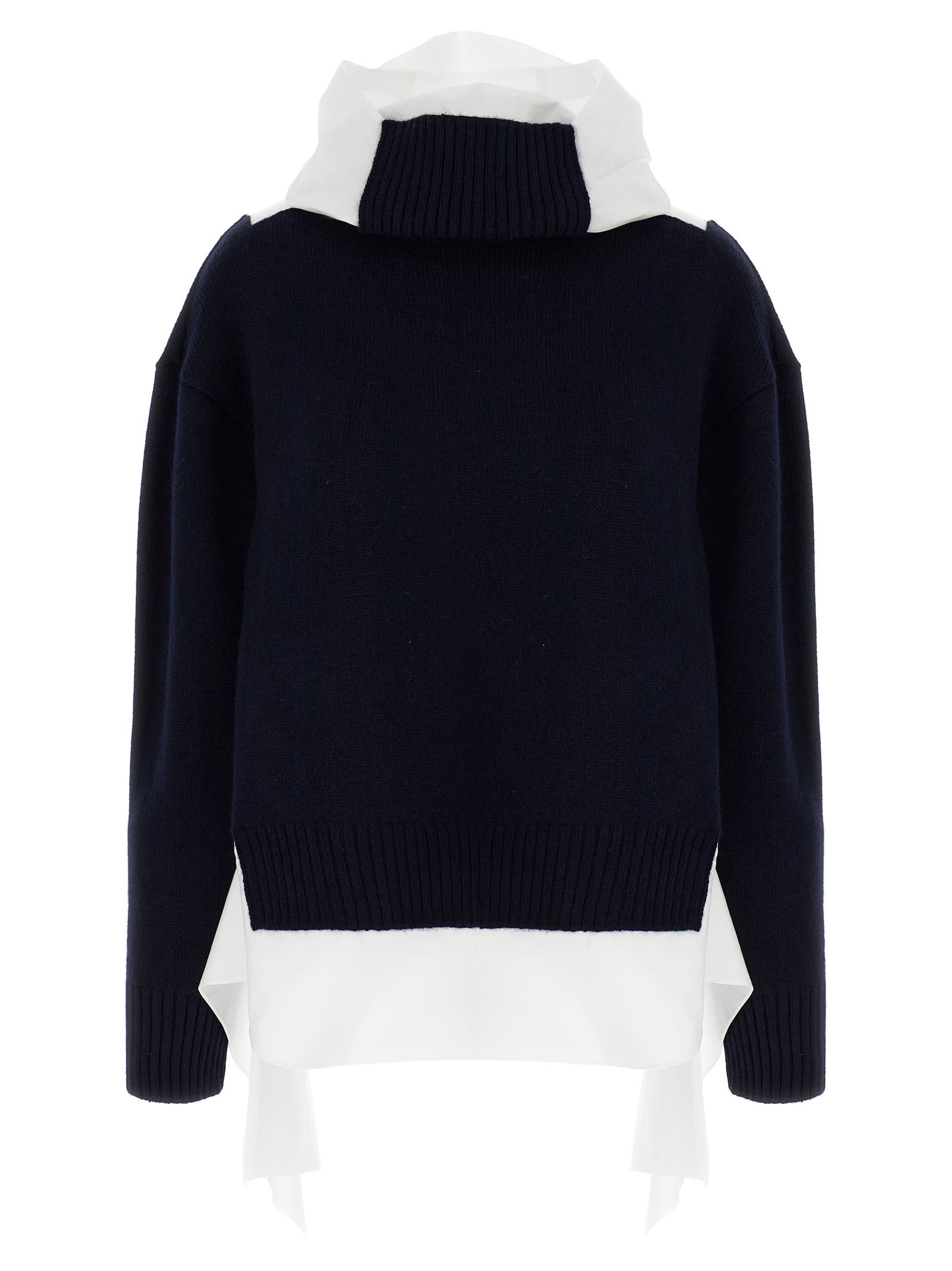 Two-material Sweater